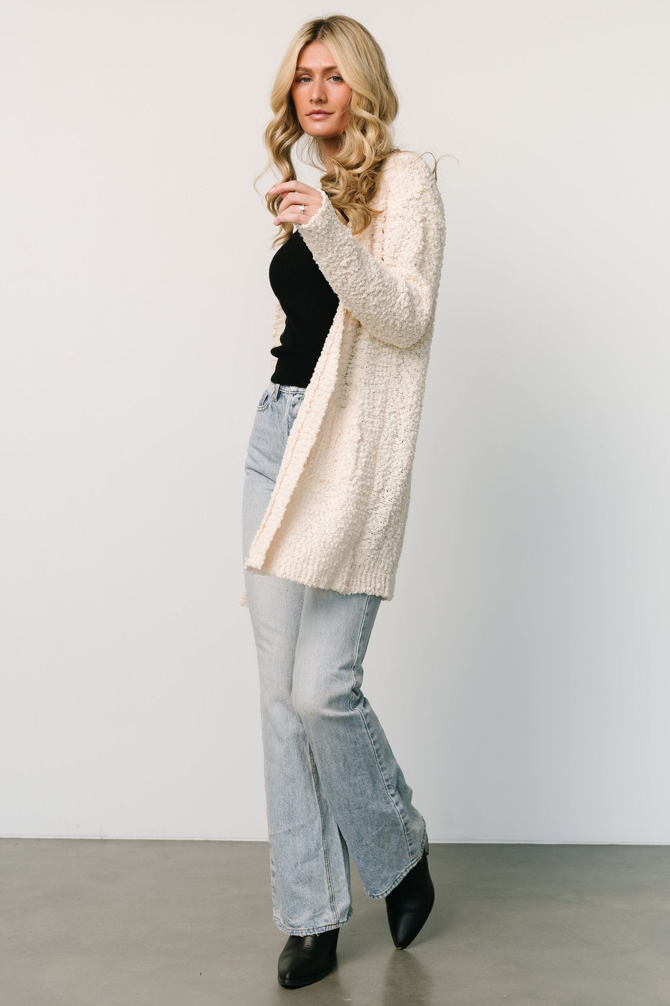 Oxford Pocket Cardigan | Cream Buy Cheap Popular