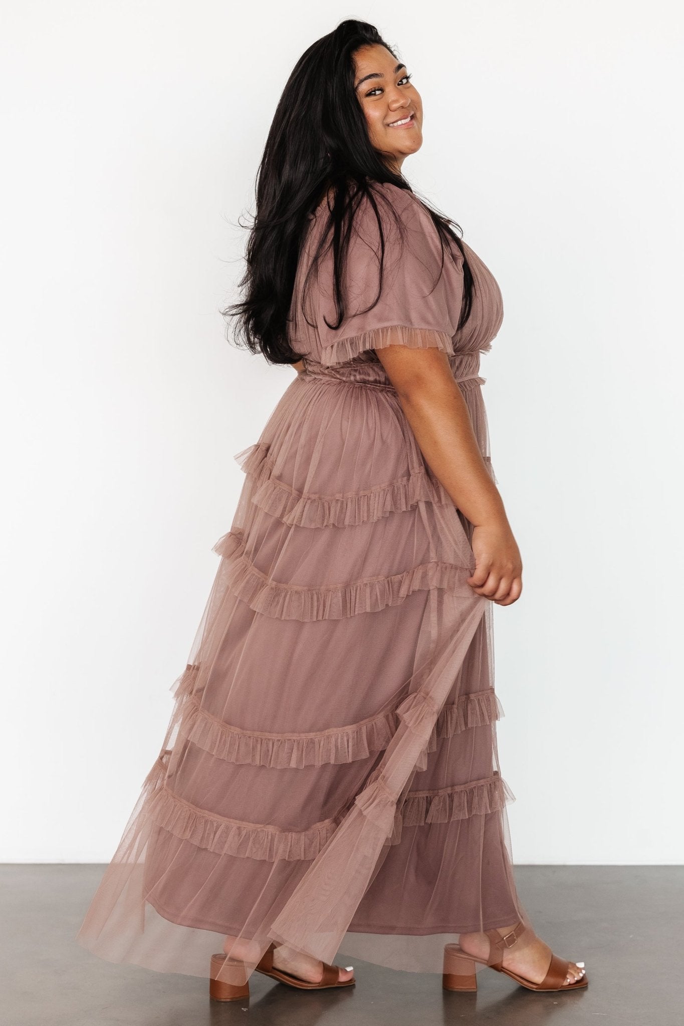 Magdalena Tulle Maxi Dress | Mink Sale Outlet