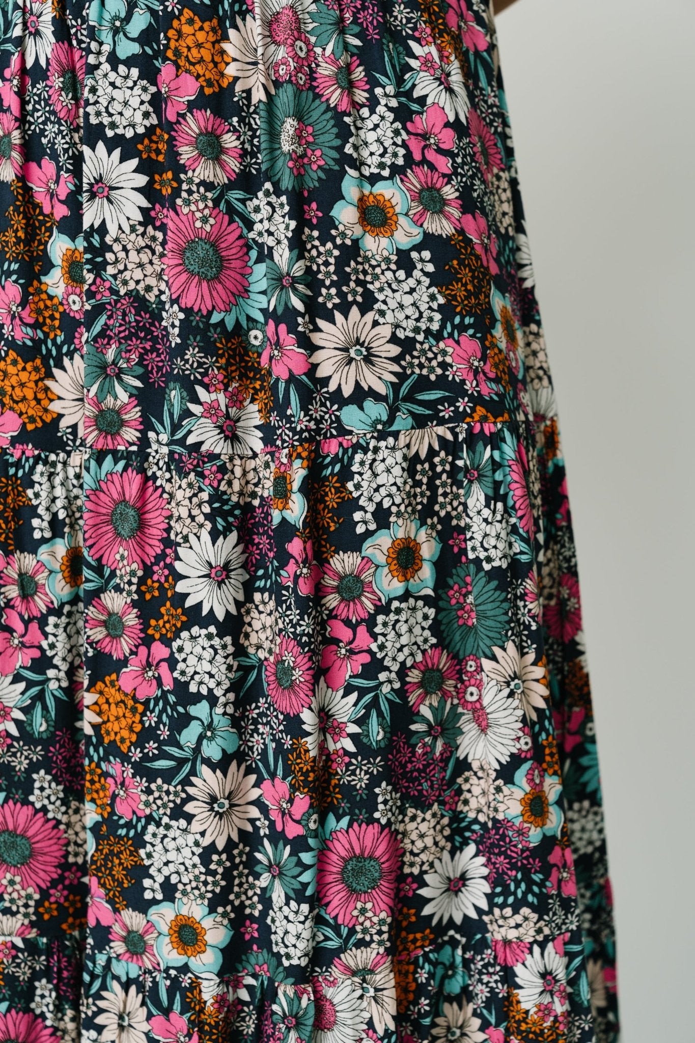 Reilly Maxi Skirt | Navy Flower Print Cheap Sale 2025 Unisex