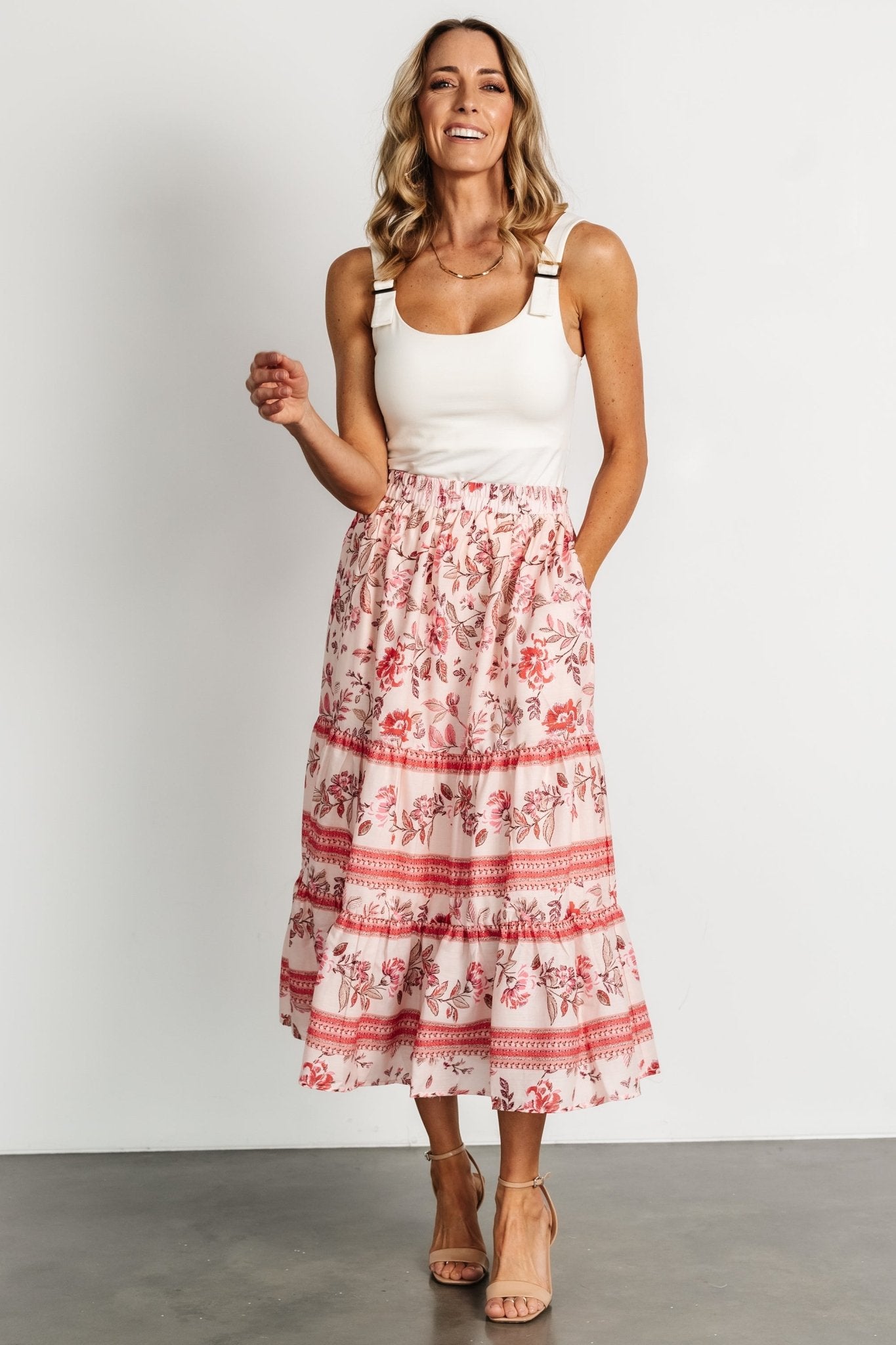 Meg Skirt | Blush Multi Cheap Get To Buy