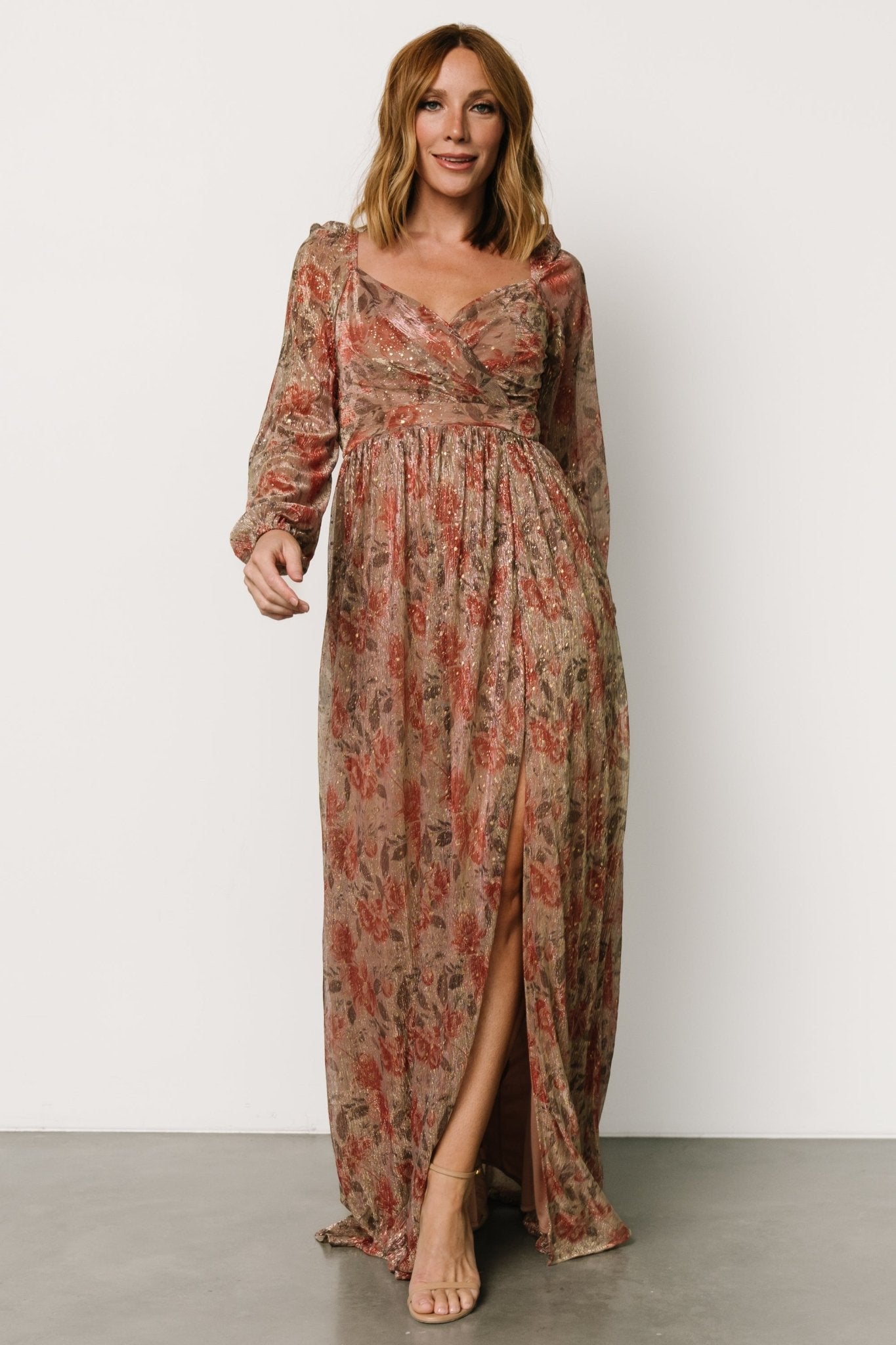 Kirsi Maxi Dress | Rose Floral Discount 2025 New