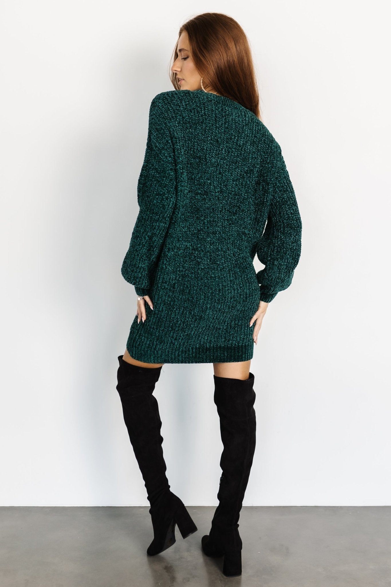 Christa Sweater Dress | Emerald Cheapest Sale Online