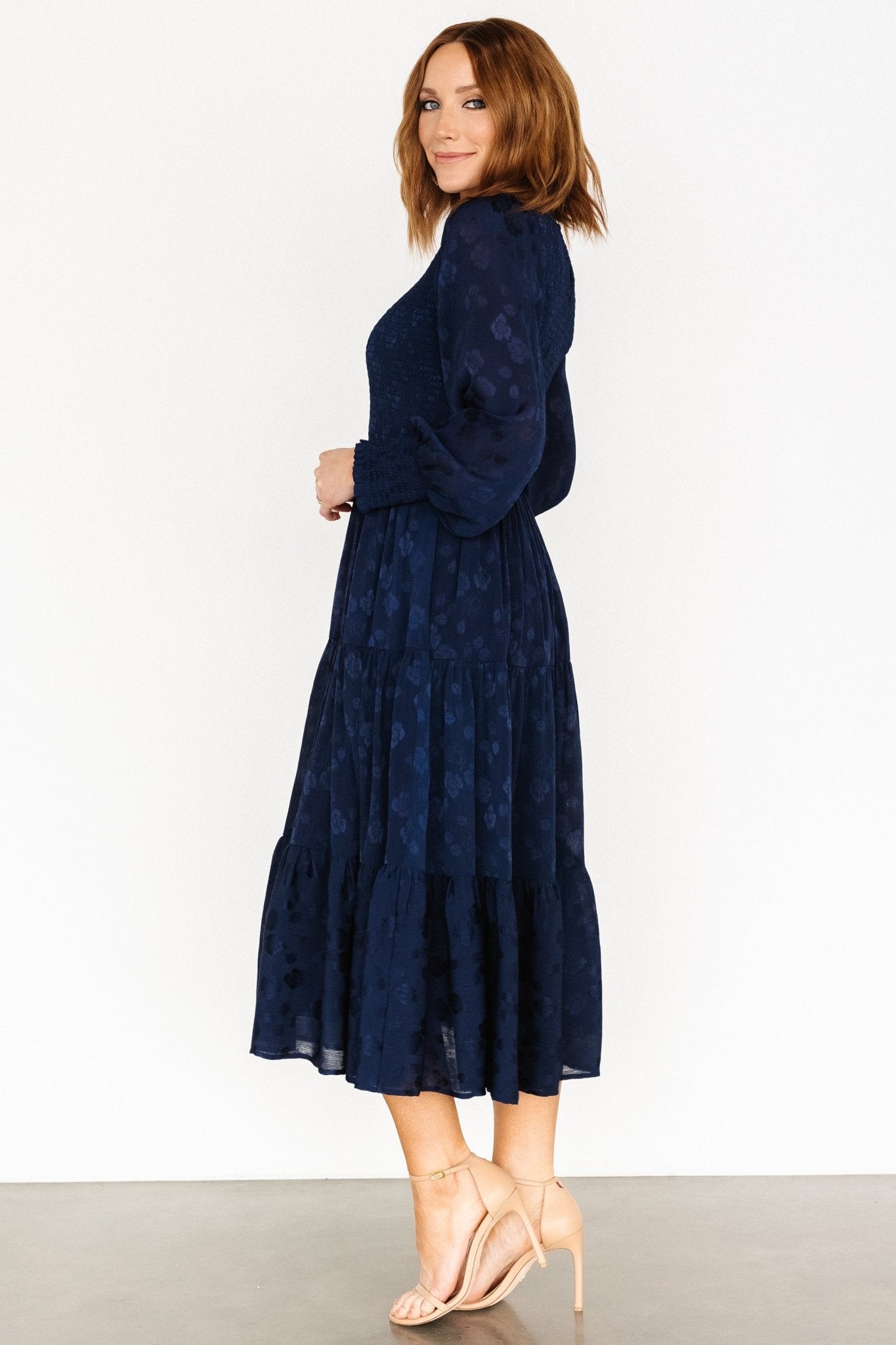 Stockholm Smocked Dress | Midnight Blue Outlet Lowest Pice