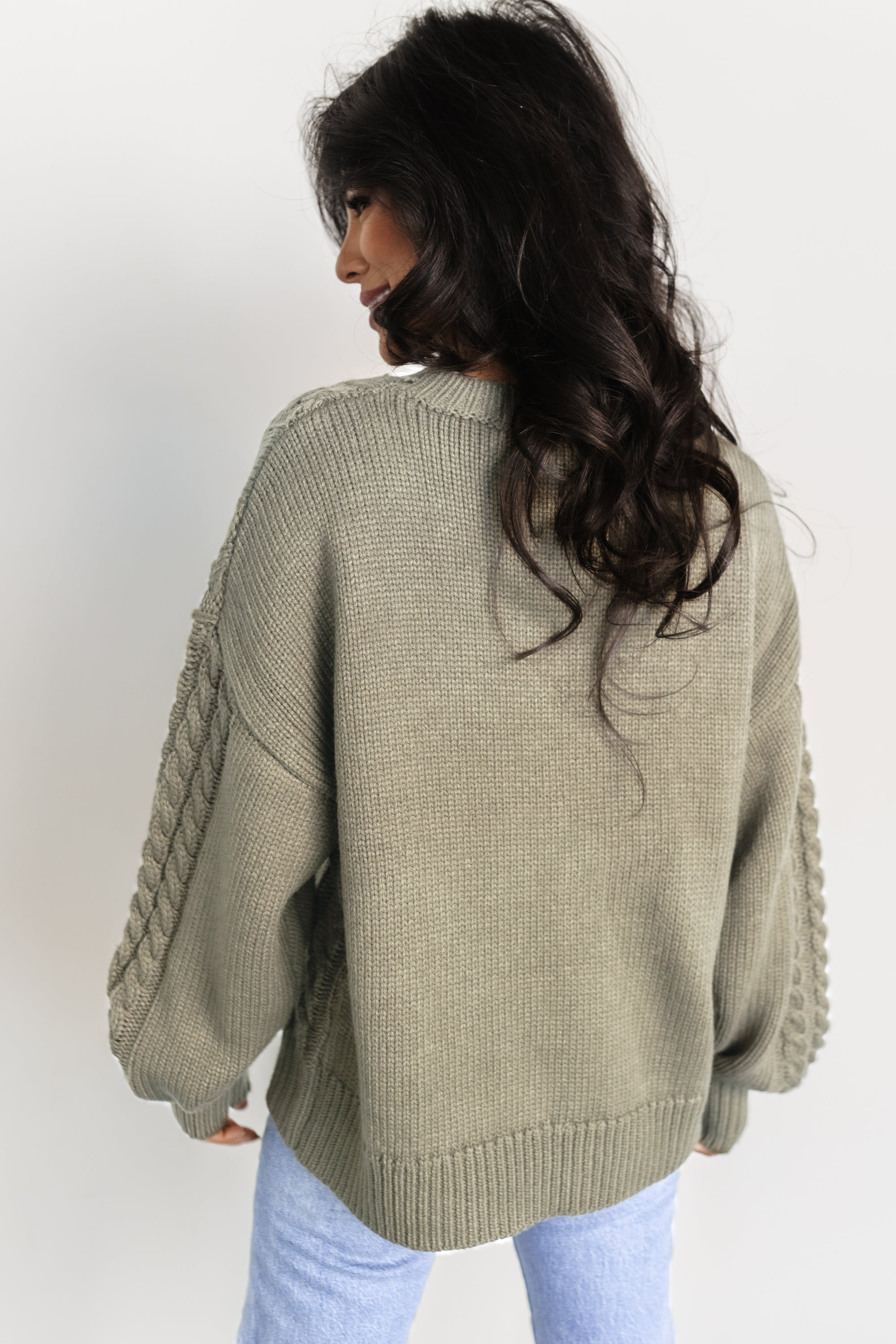 Mona Knit Sweater | Olive Buy Cheap Explore