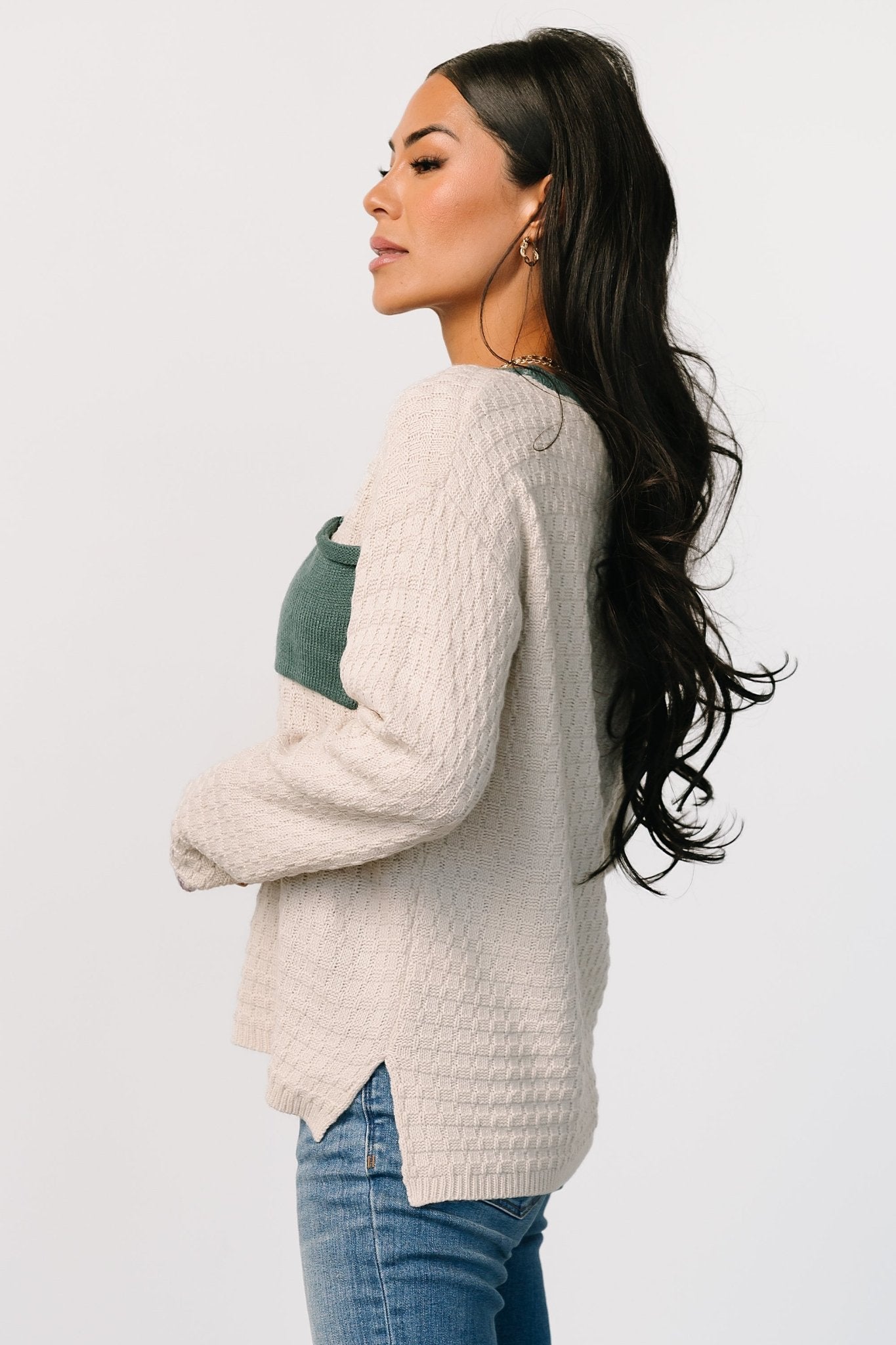 Brixton Weave Sweater | Oatmeal Online Online Cheap Online