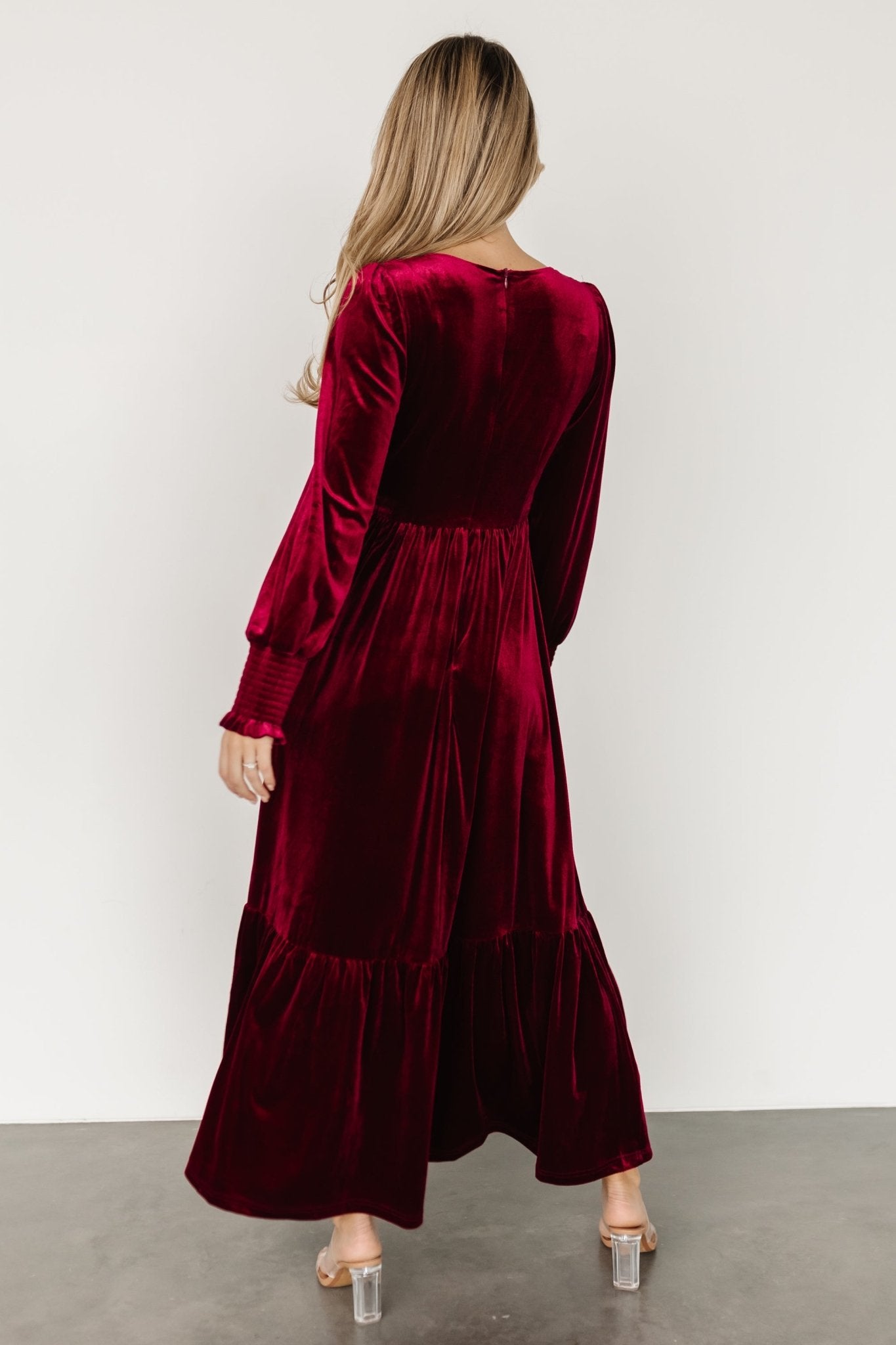 Ingrid Velvet Maxi Dress | Merlot Sale Wide Range Of