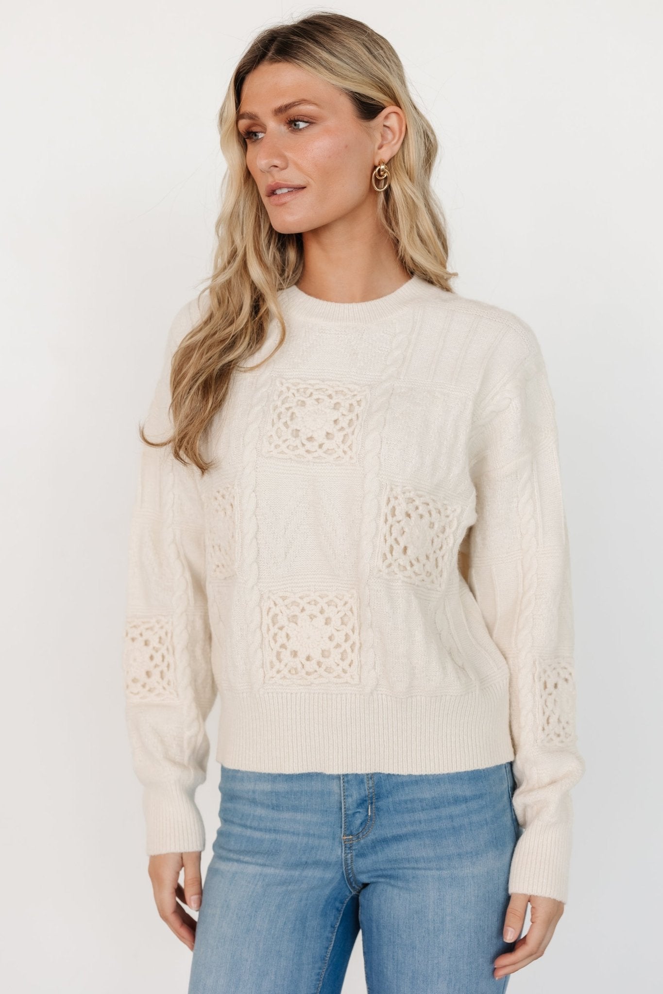 Meadow Knit Sweater | Cream Discount 2025