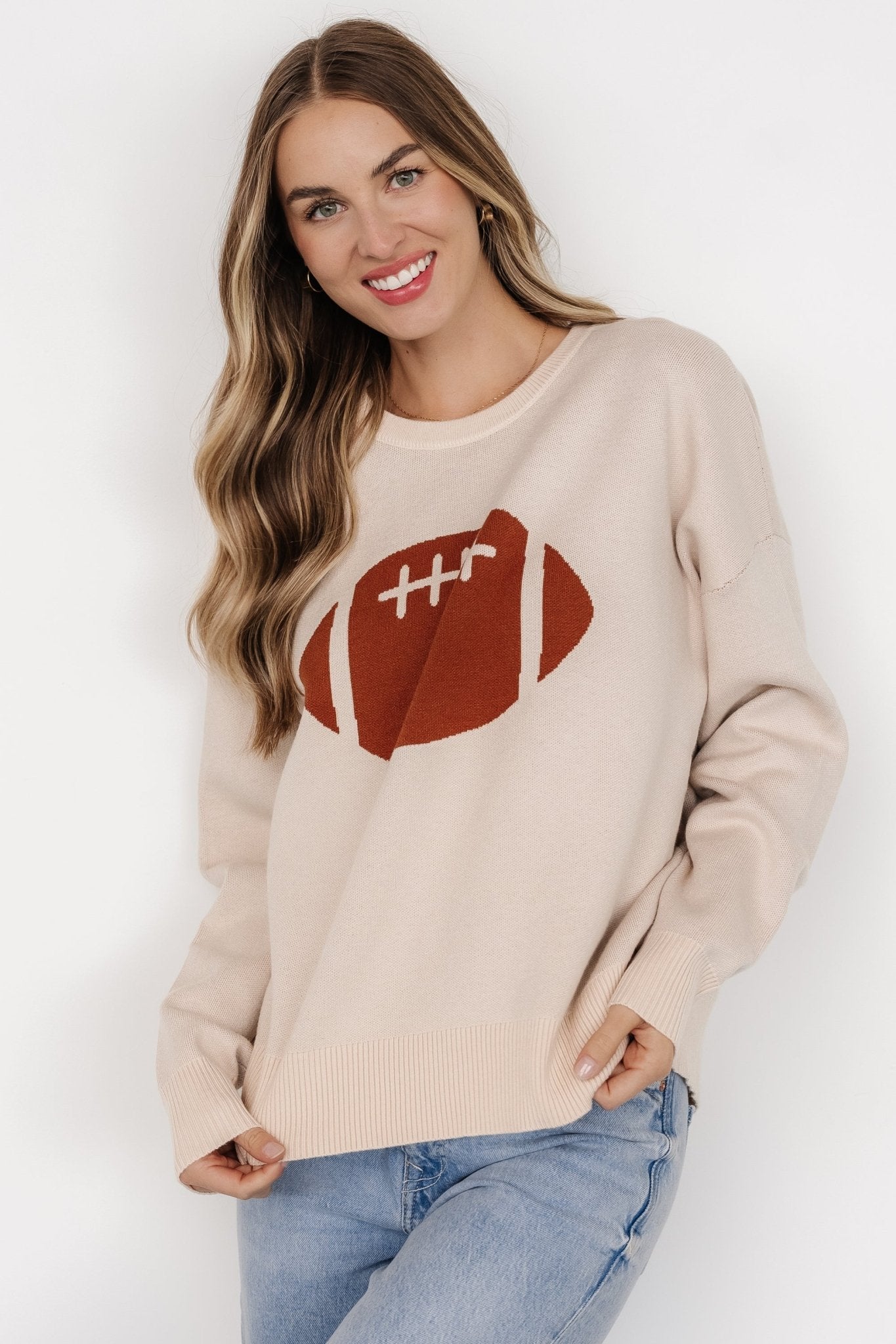 Brady Sweater | Cream Cheap Manchester