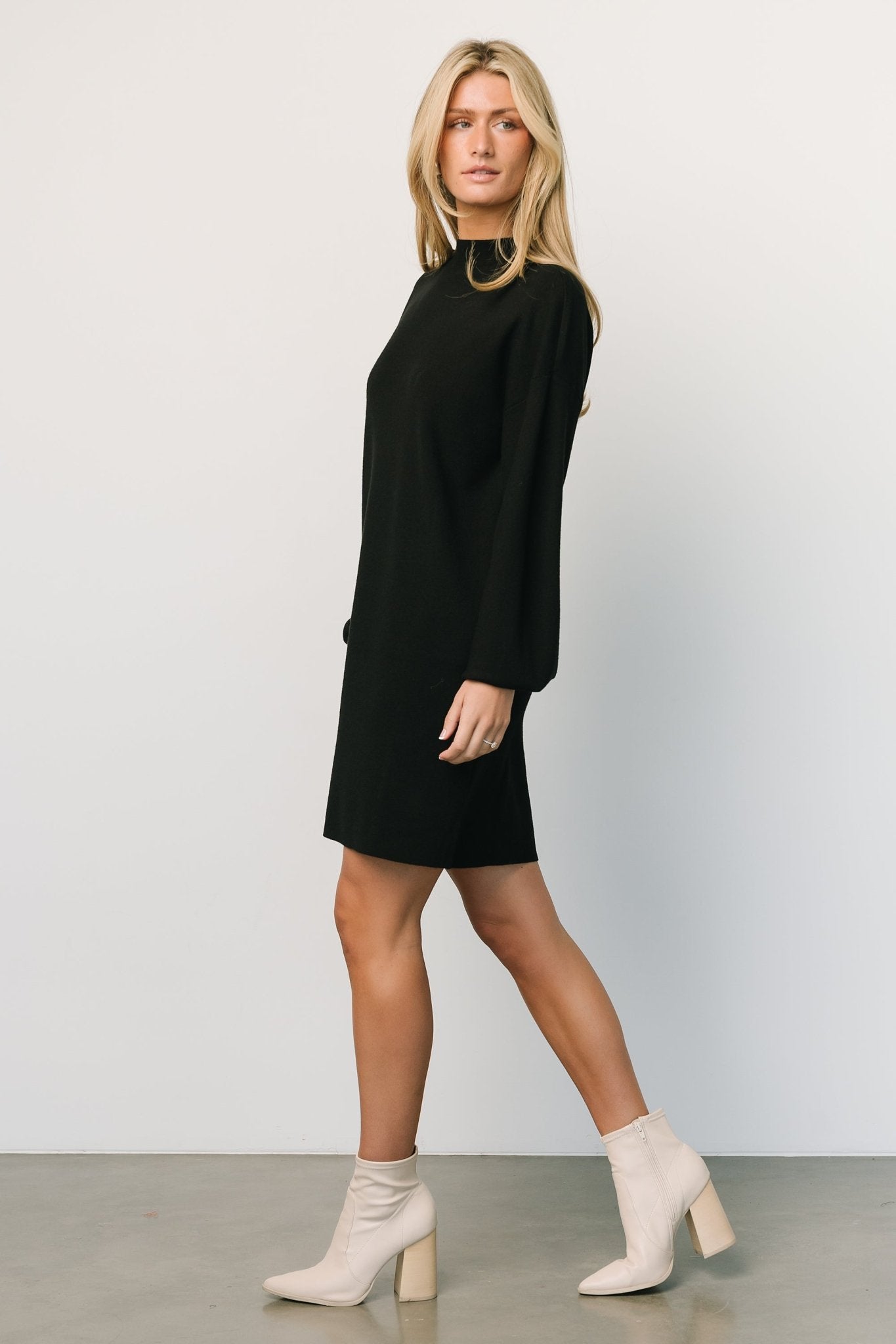 Jennings Sweater Dress | Black Outlet Clearance Store