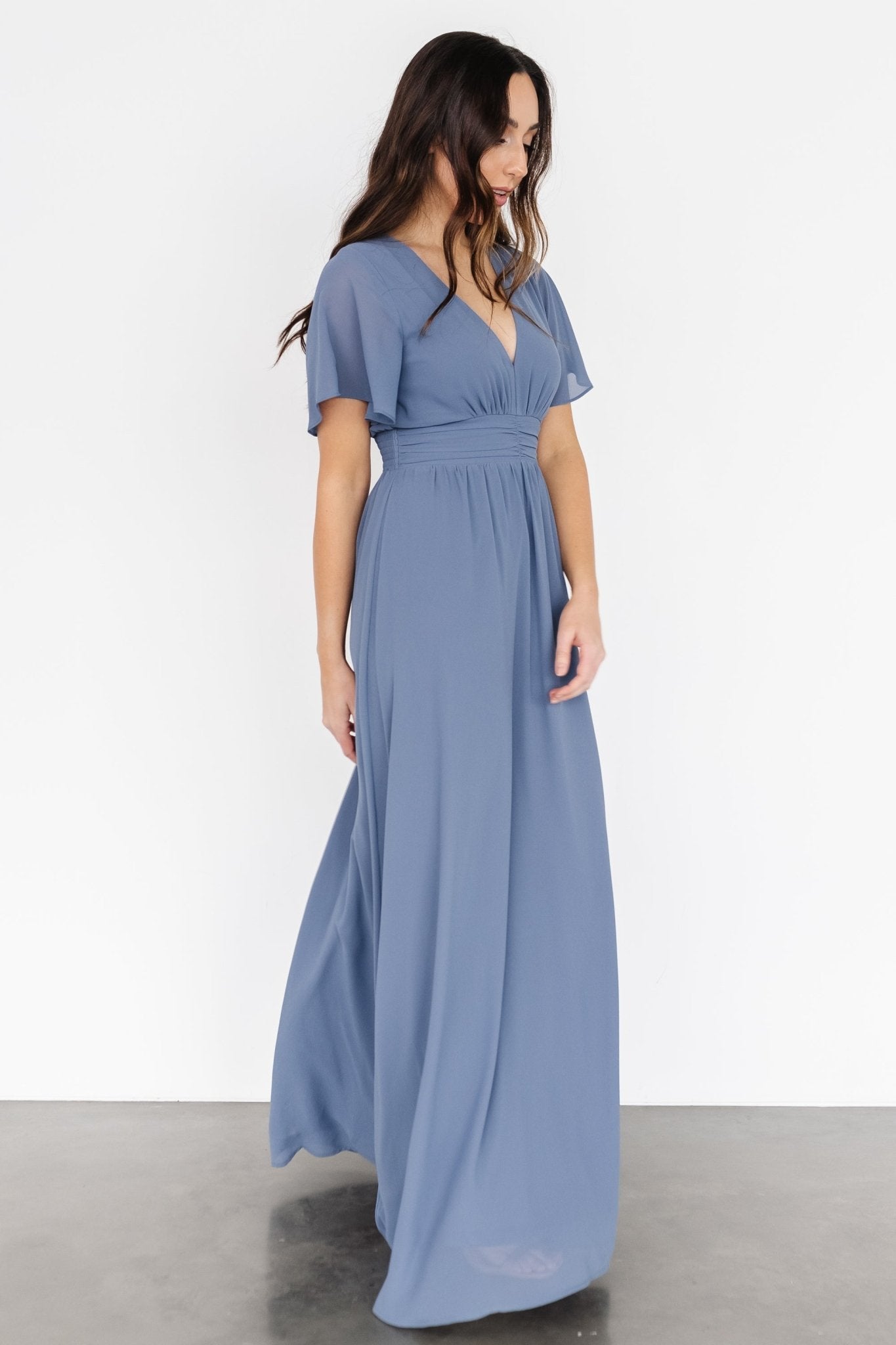 Ramona Maxi Dress | Whisper Blue Shop Offer