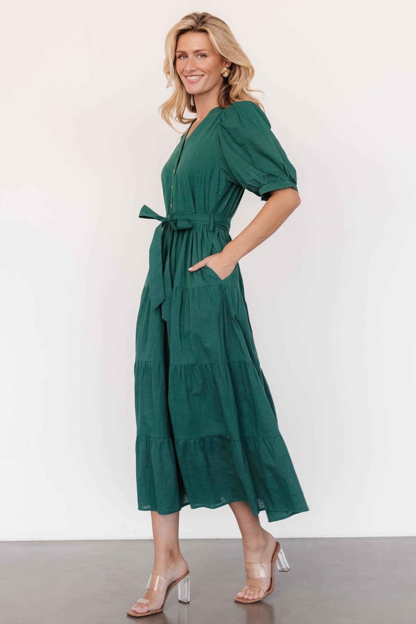 Camille Maxi Dress | Vintage Green Outlet New Arrival