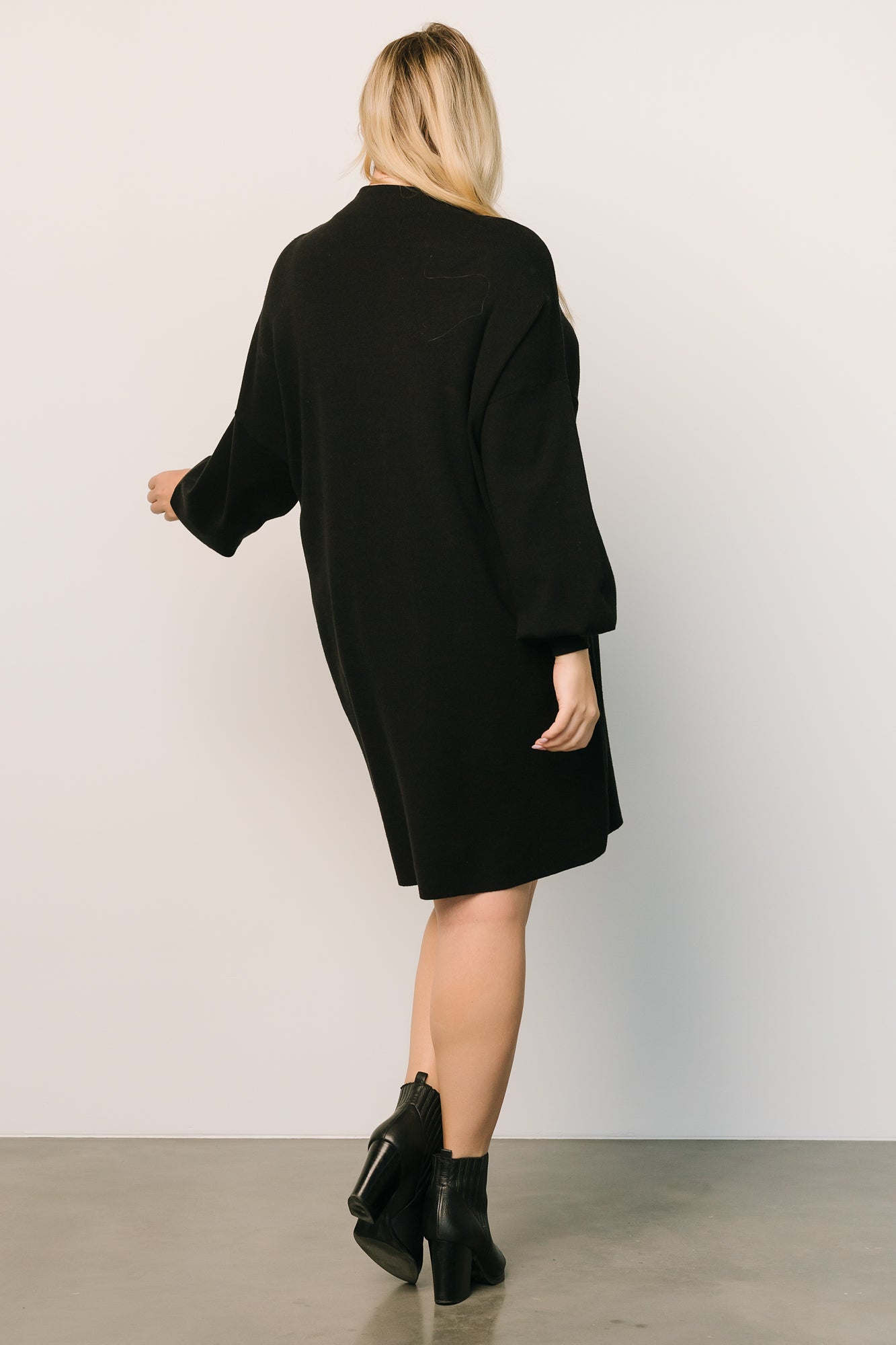 Jennings Sweater Dress | Black Outlet Clearance Store