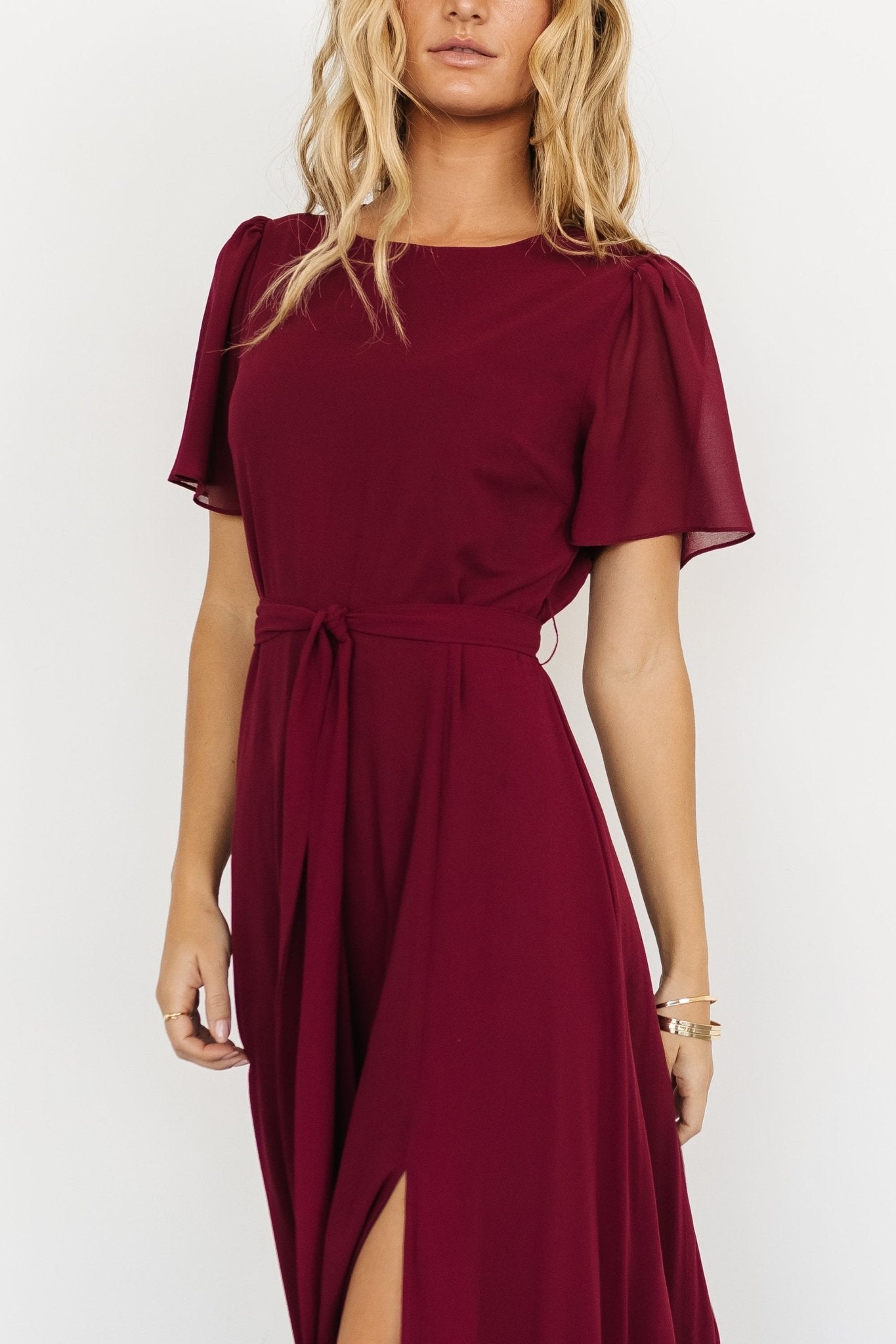 Naomi Short Sleeve Maxi Dress | Mulberry Clearance Great Deals