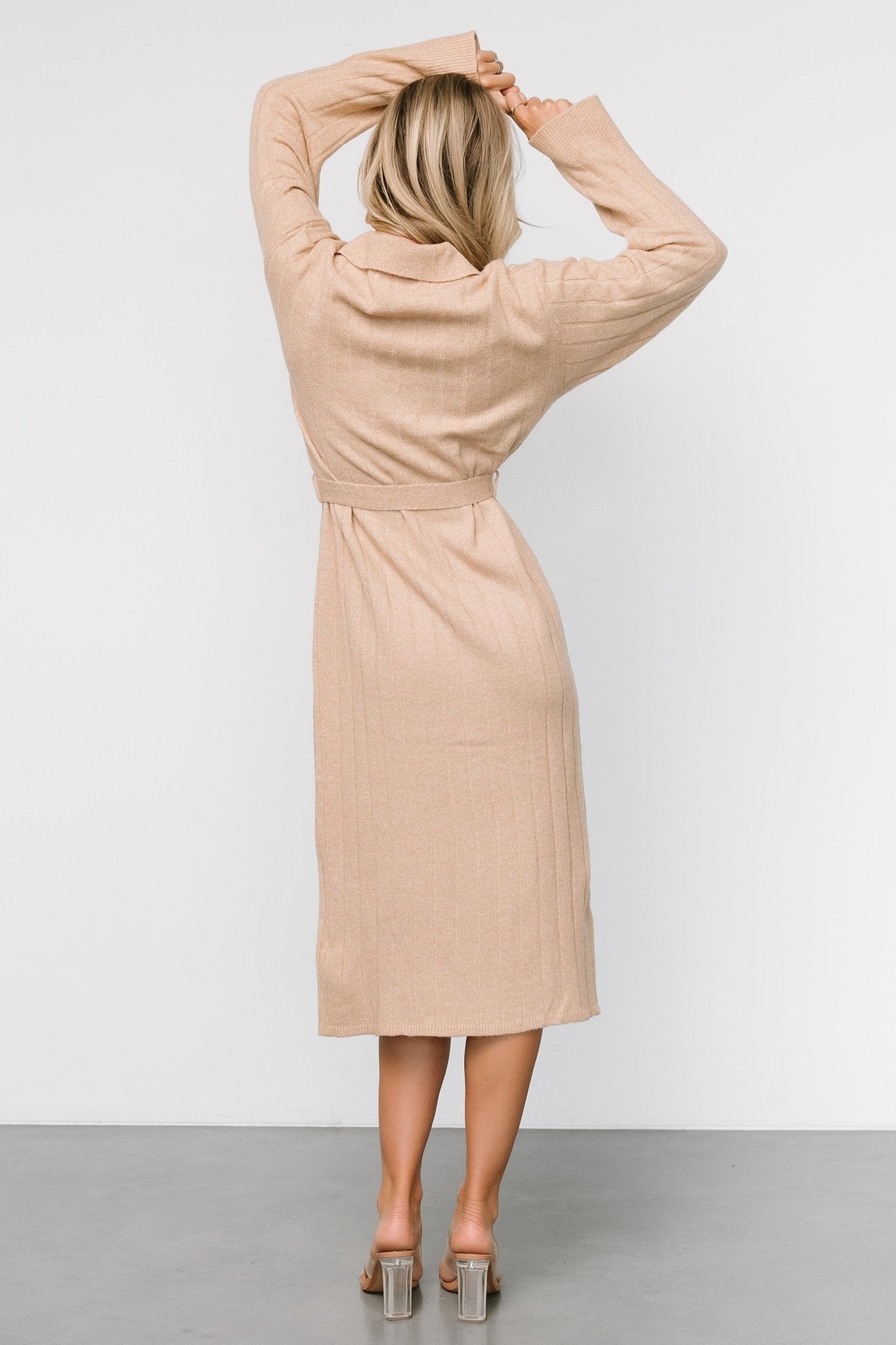 Barrie Sweater Dress | Light Tan Deals Cheap Online