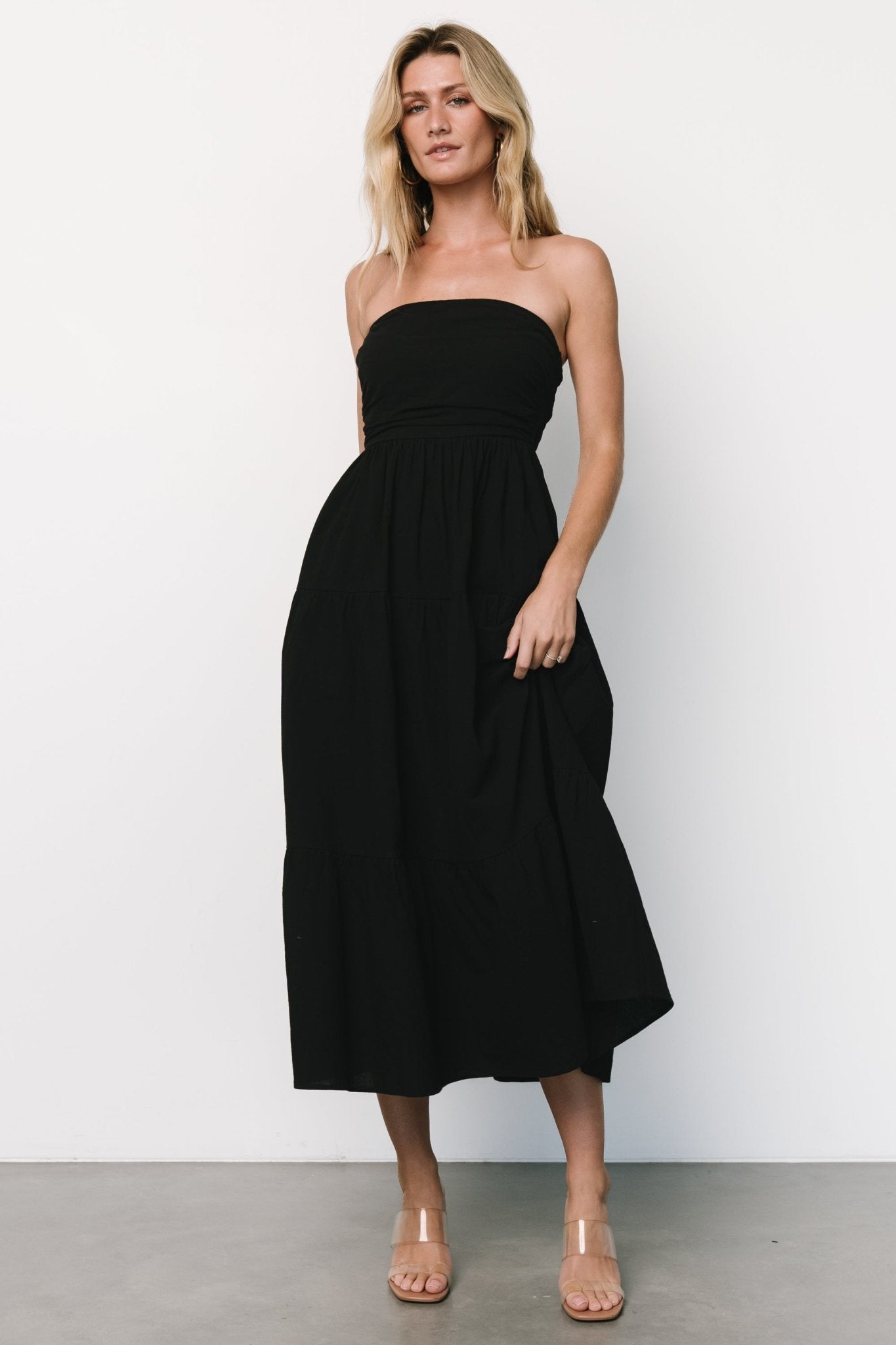 Delray Strapless Dress | Black Clearance Limited Edition