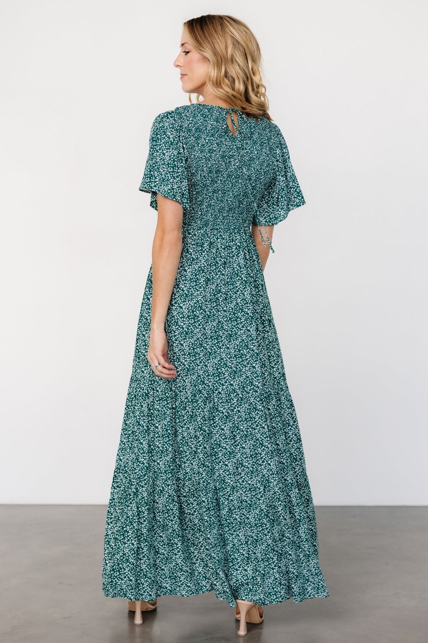 Eliza Maxi Dress | Green Print Cheap Best Place