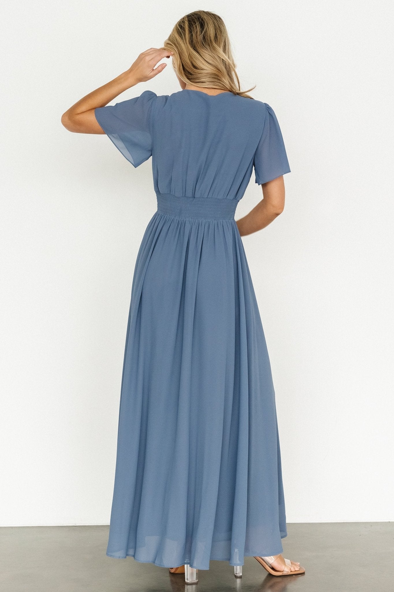 Birdie Maxi Dress | Whisper Blue Top Quality Cheap Pice