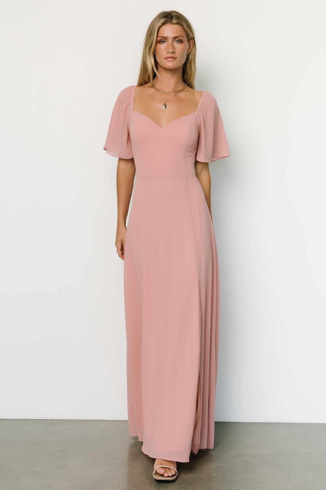 Sierra Sweetheart Maxi Dress | Blush Free Shipping Footlocker Finishline