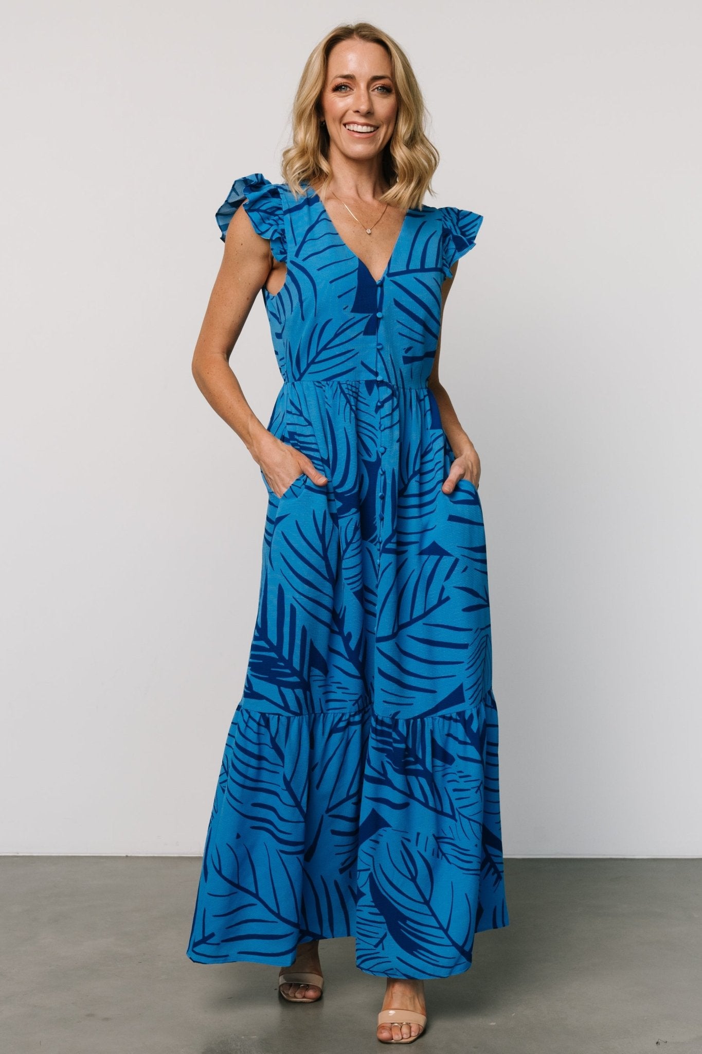 Kaia Button Maxi Dress | Blue Print Very Cheap Sale Online