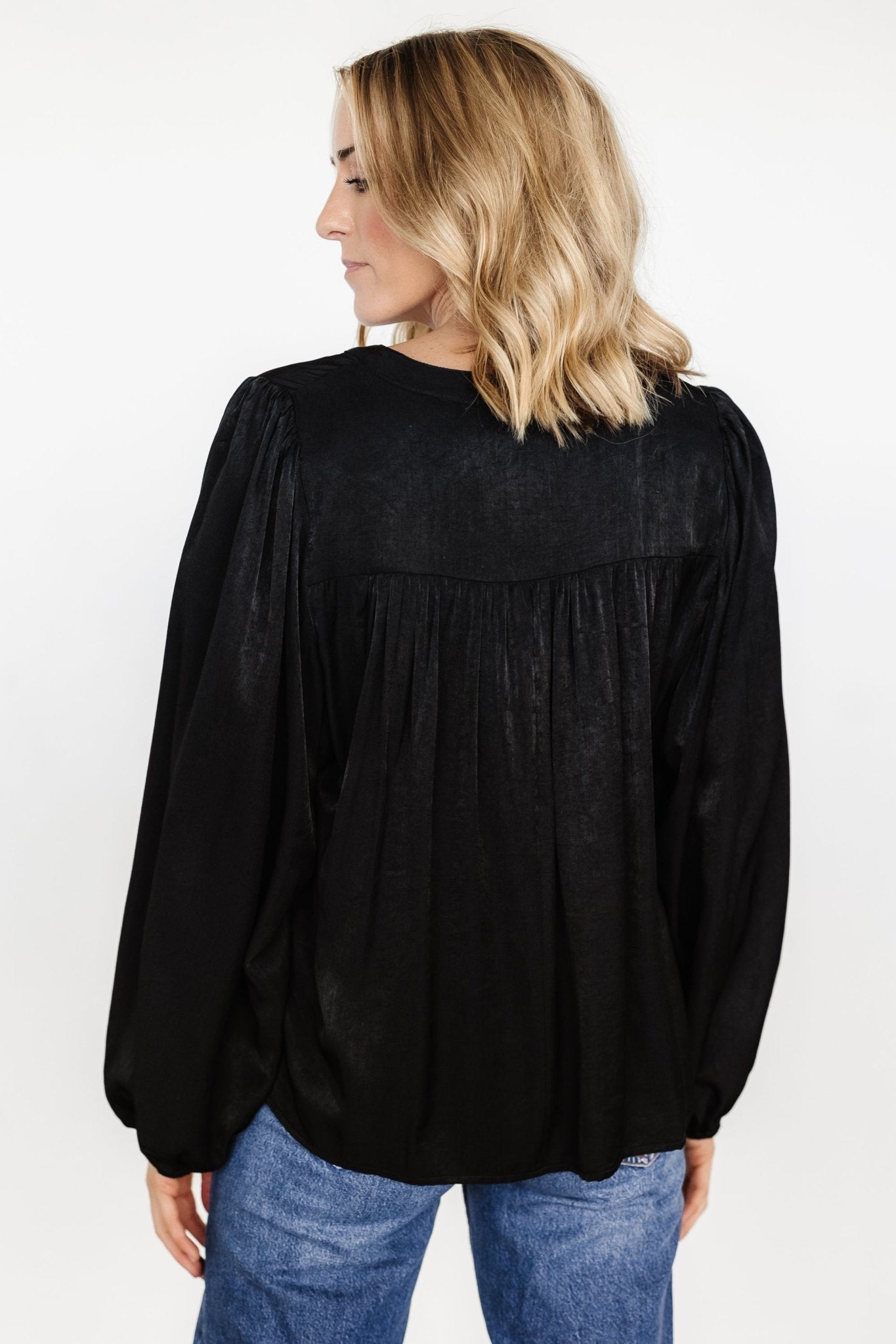 Alina Blouse | Black Cheap Sale Marketable