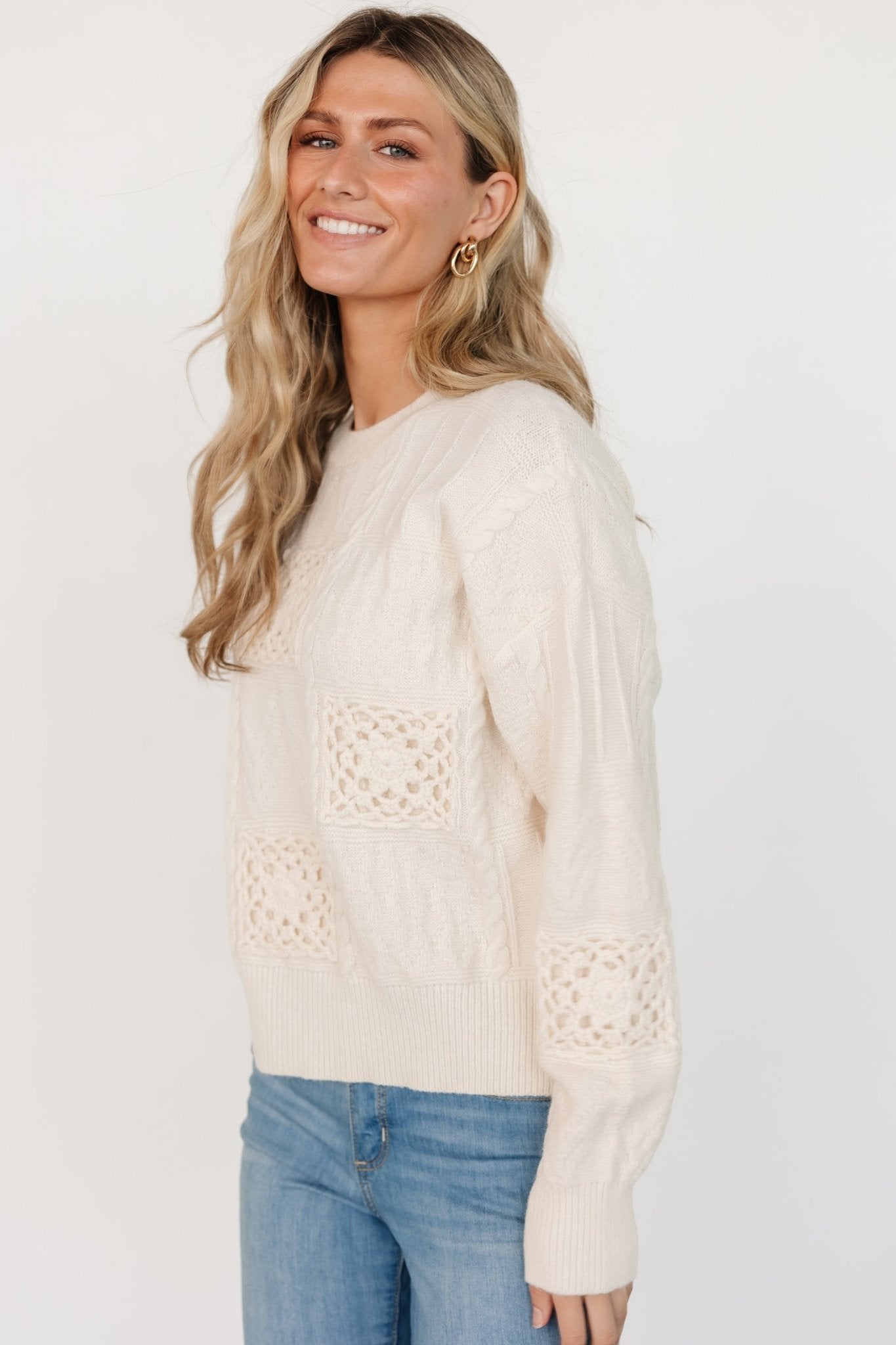 Meadow Knit Sweater | Cream Discount 2025