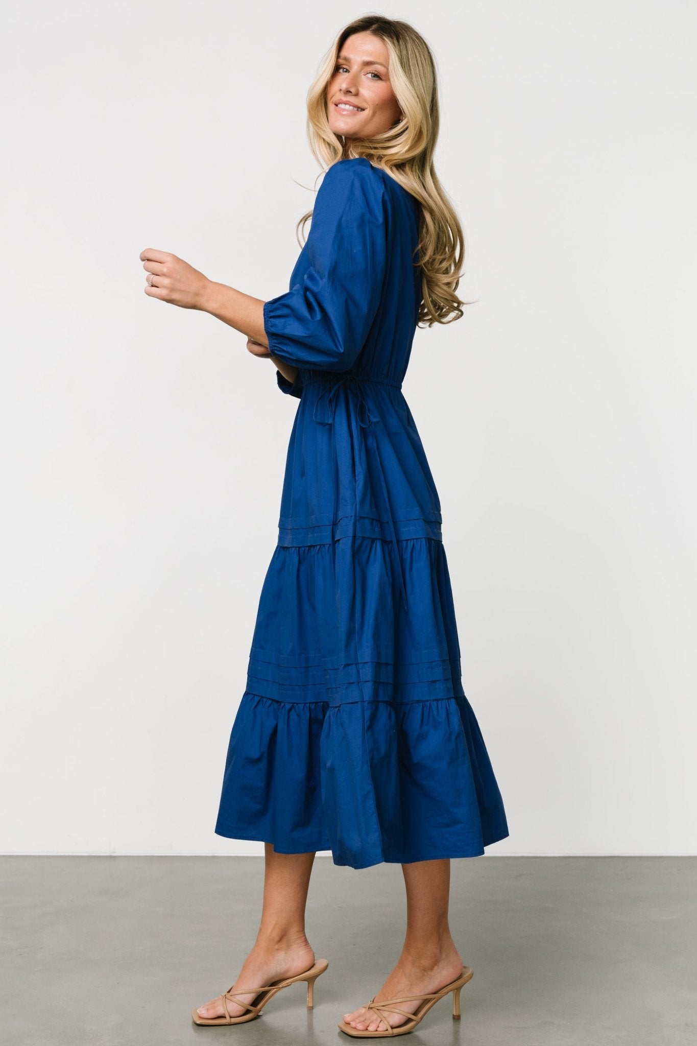 Santa Fe Poplin Midi Dress | Cobalt Outlet Supply