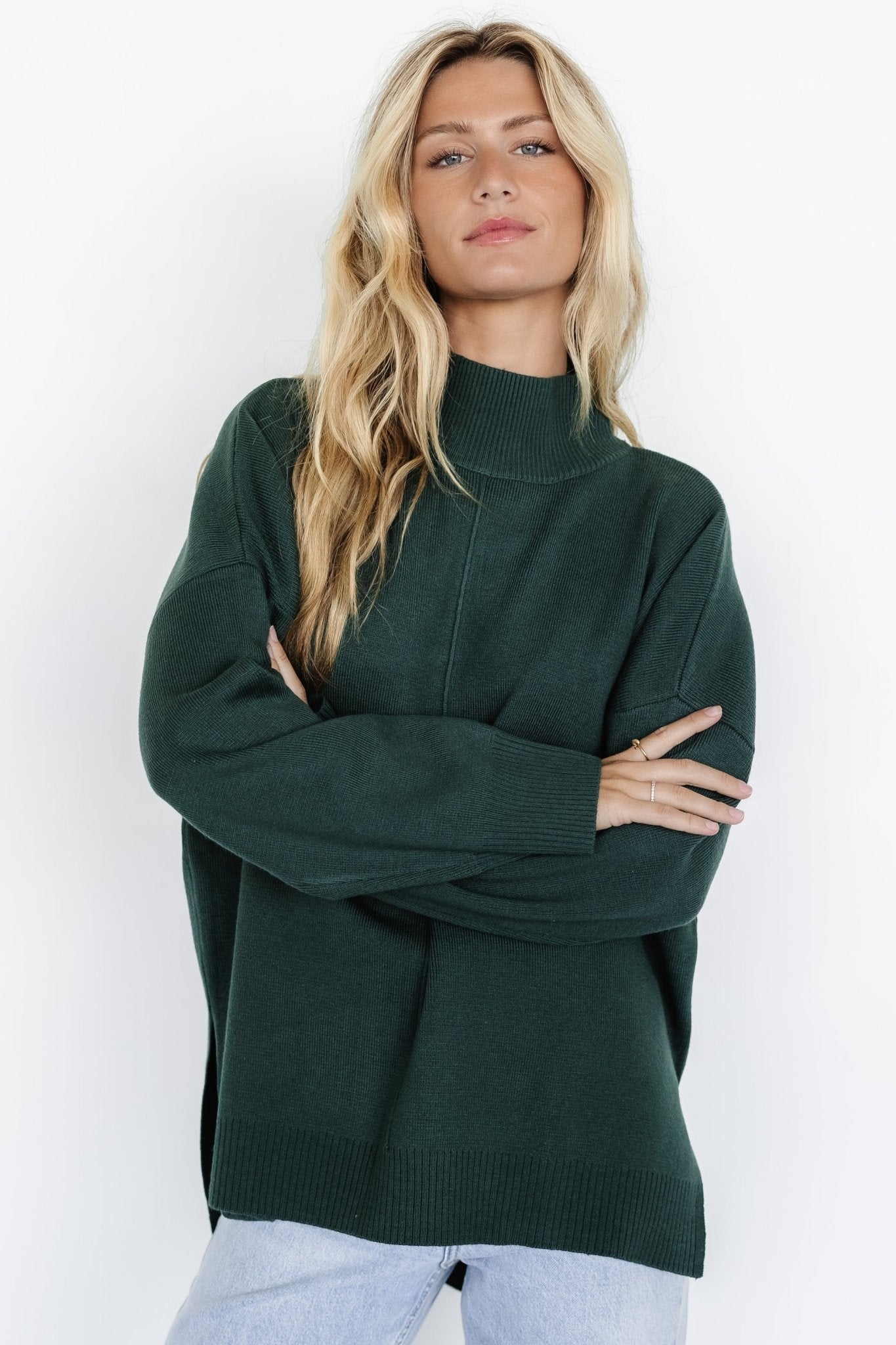 Hutch Sweater | Dark Green Buy Cheap Low Shipping Fee