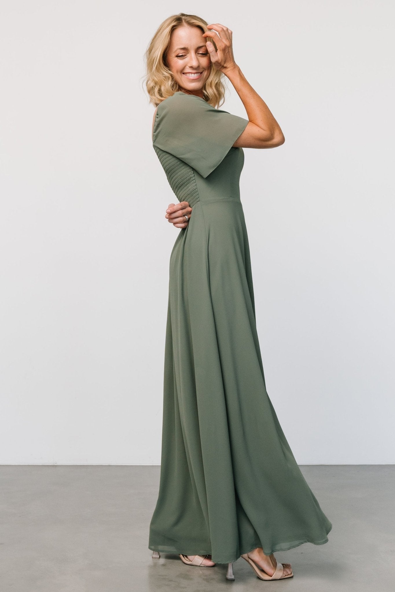 Sierra Sweetheart Maxi Dress | Dark Sage Free Shipping Release Dates