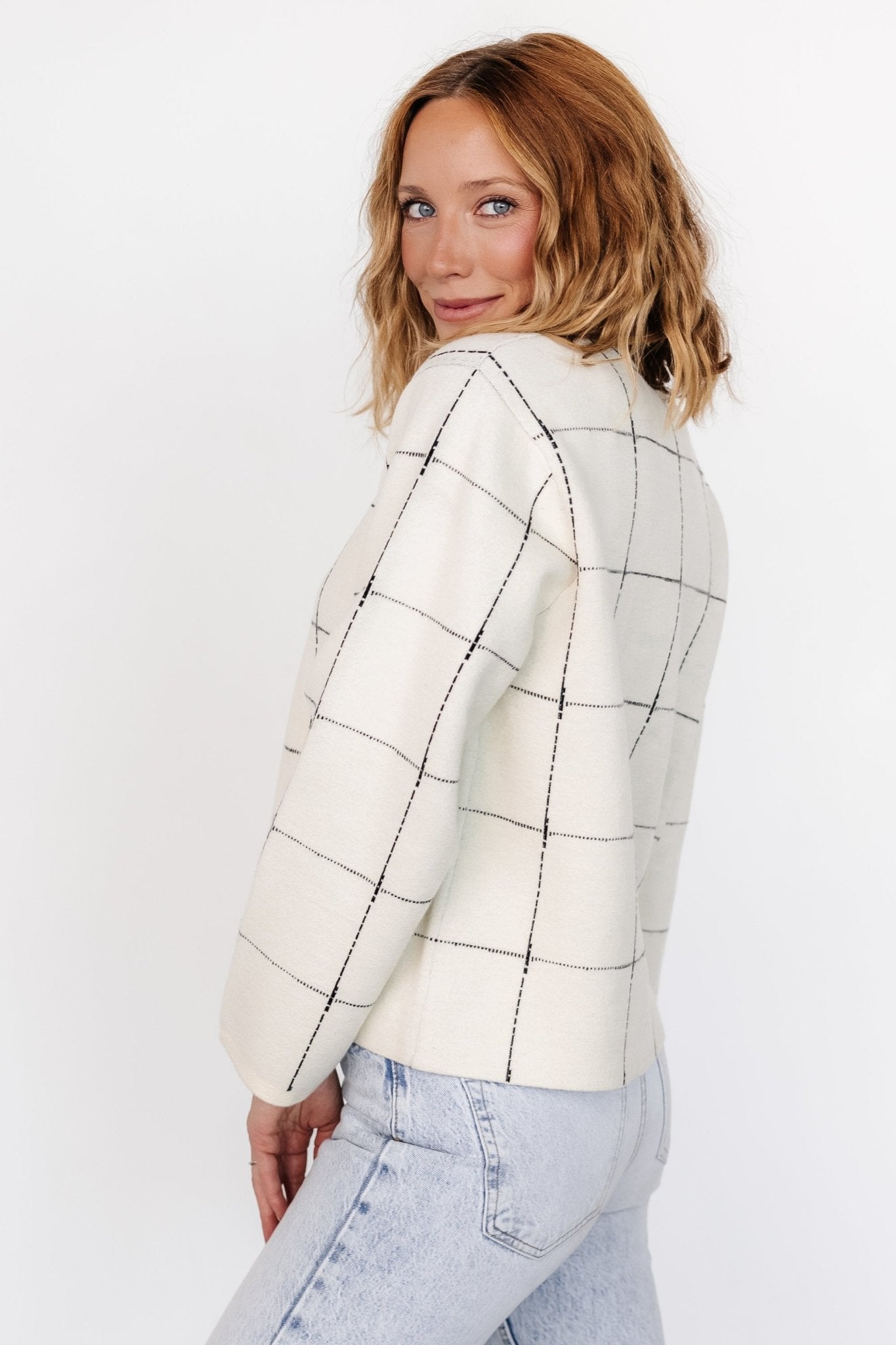 Remington Sweater | Ivory + Black Discount Purchase