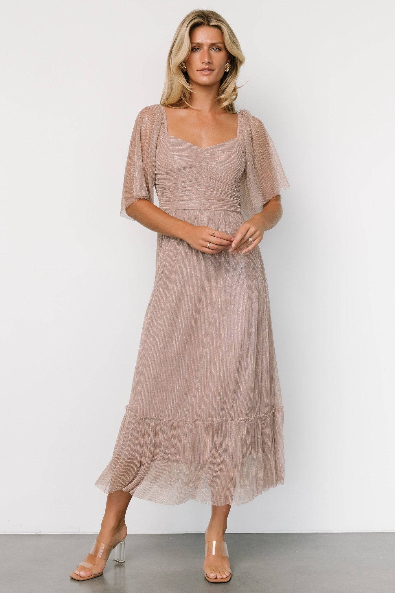 Elea Shimmer Dress | Vintage Rose Clearance Shop