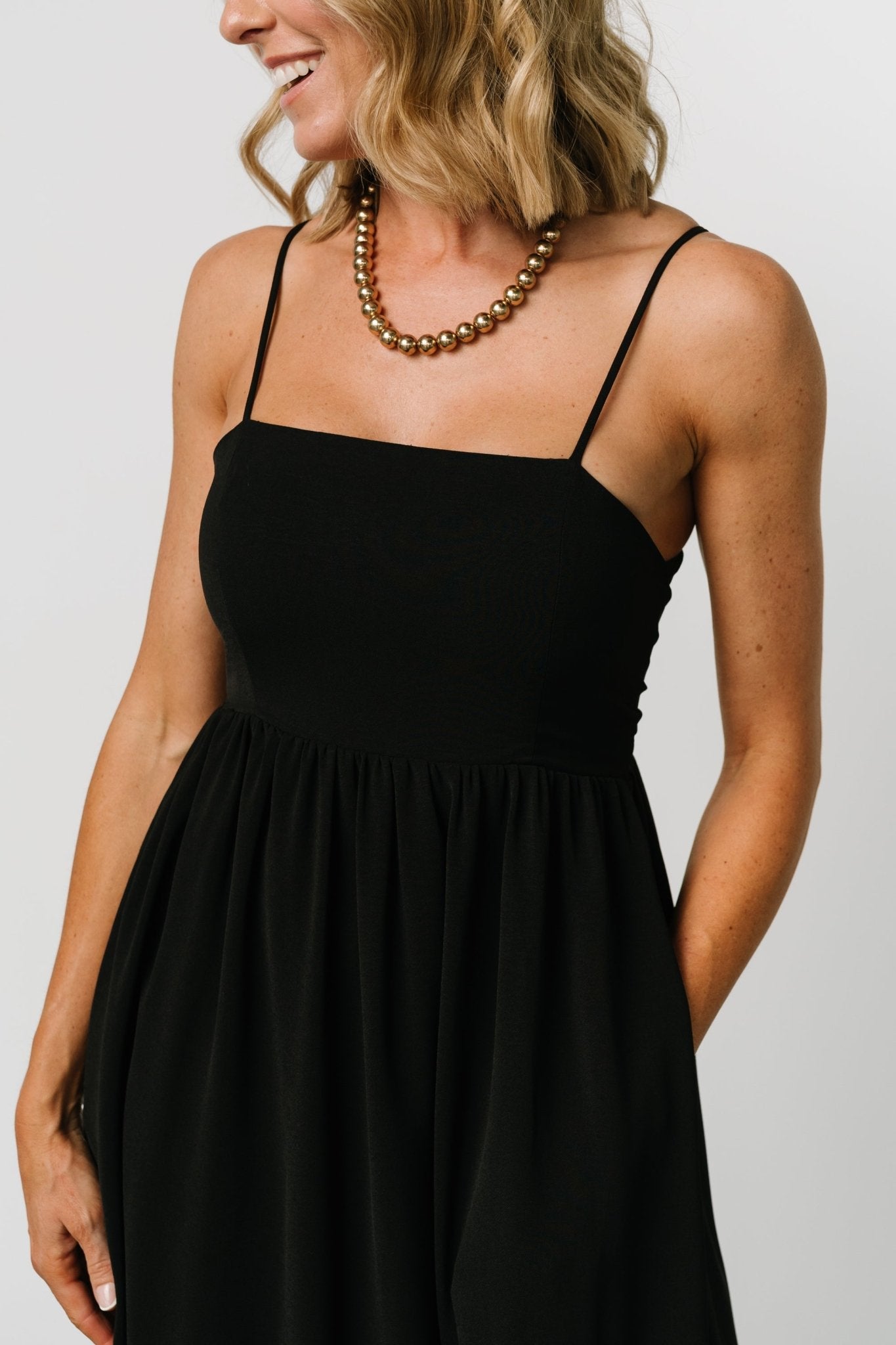 Regan Tank Maxi Dress | Black Footlocker Finishline Cheap Pice