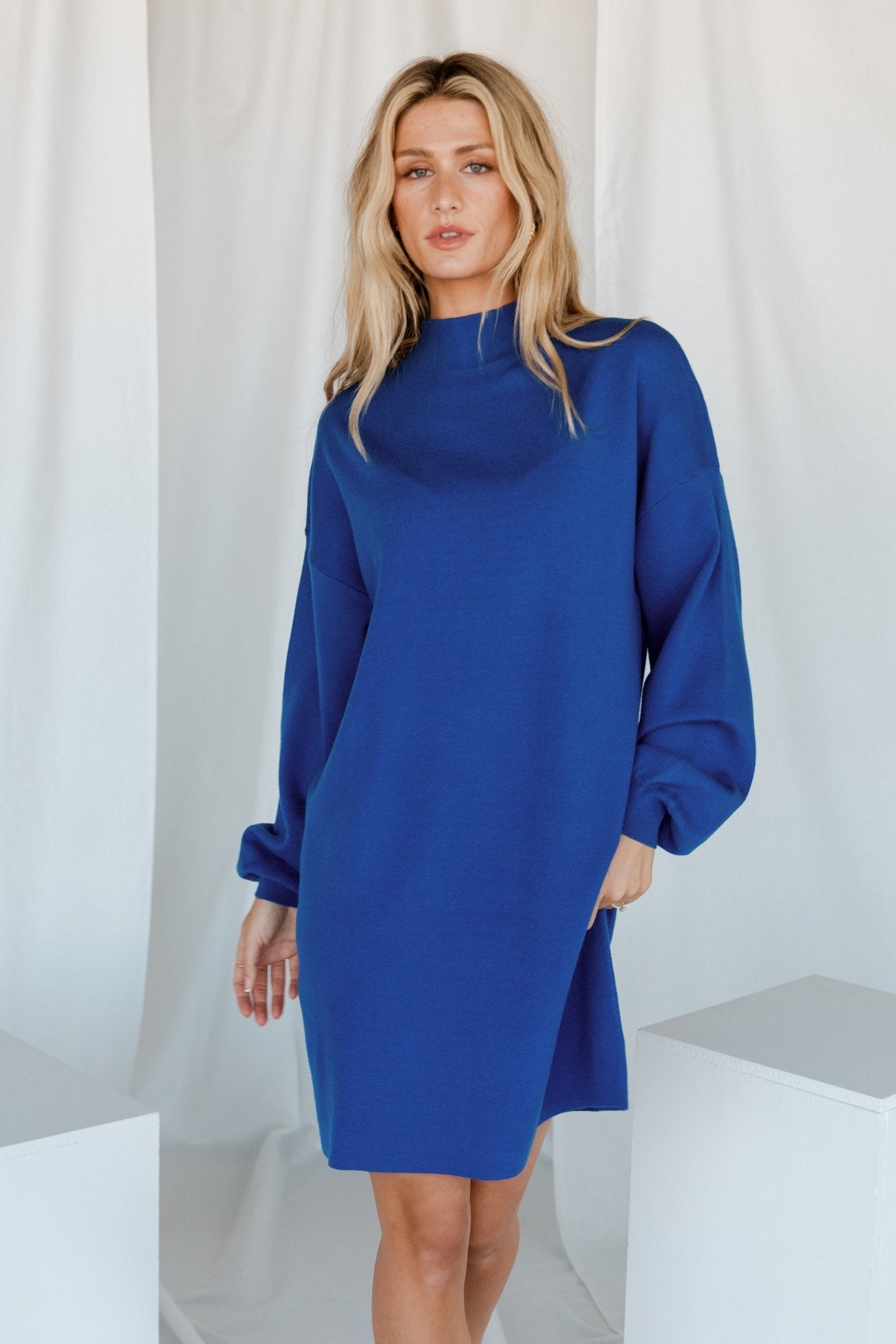 Jennings Sweater Dress | Cobalt Blue Buy Cheap Recommend