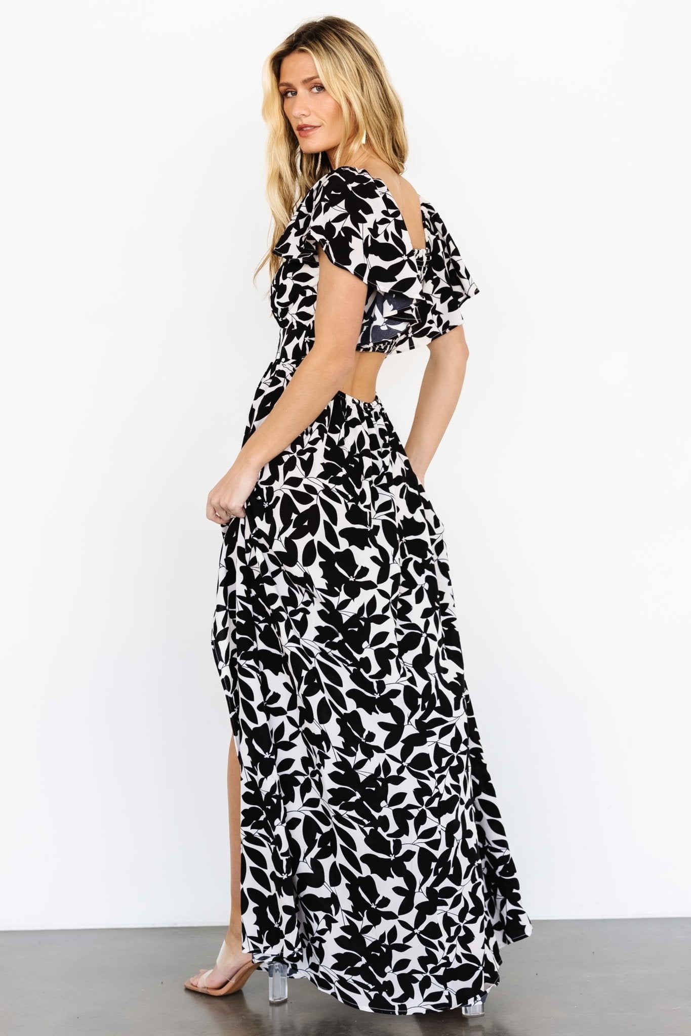 Adira Maxi Dress | Black Floral Discount Great Deals