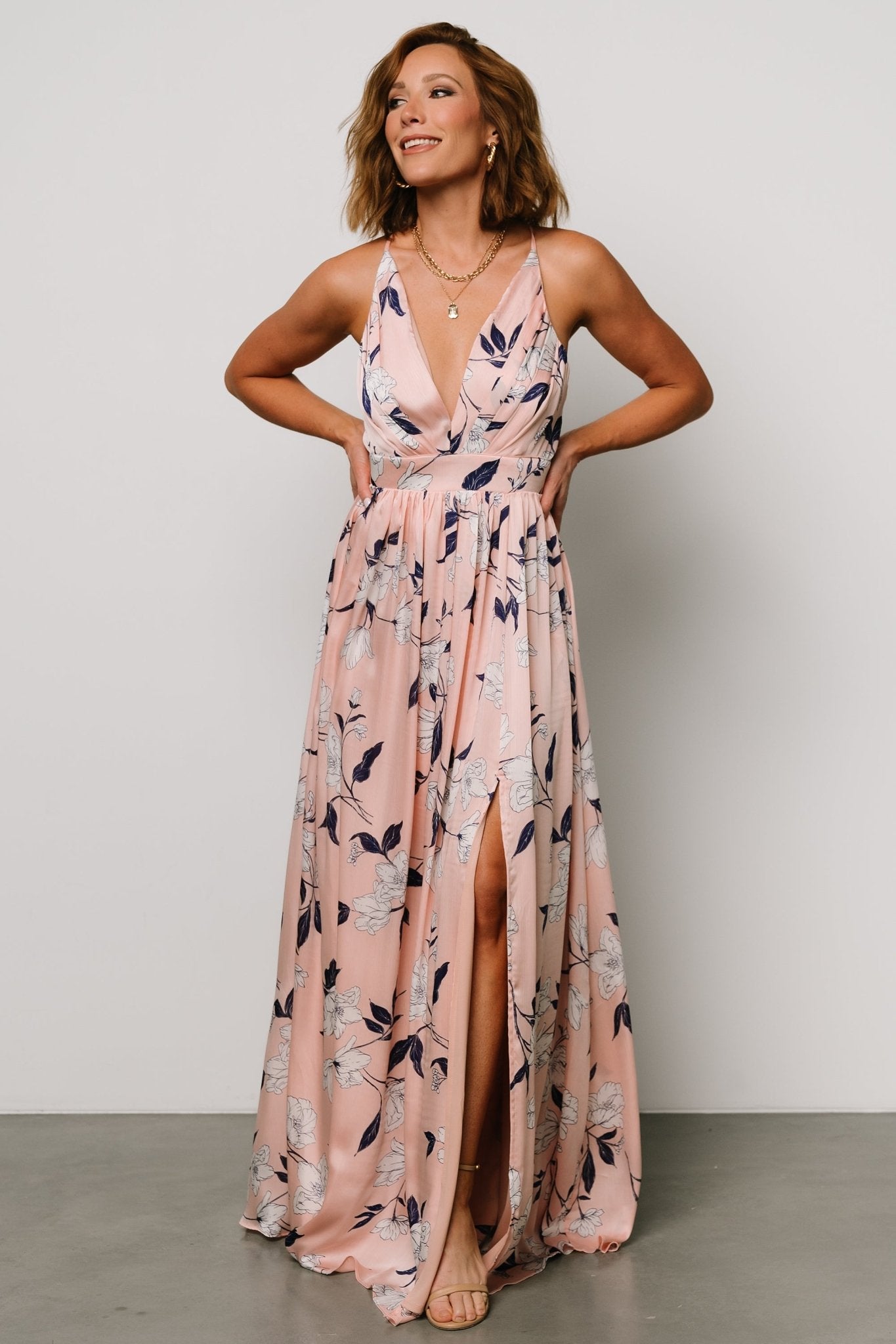 Brylee Maxi Dress | Blush Floral Discount Get To Buy