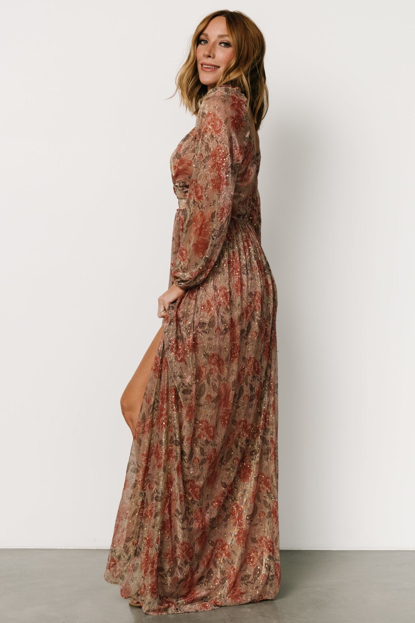 Kirsi Maxi Dress | Rose Floral Discount 2025 New