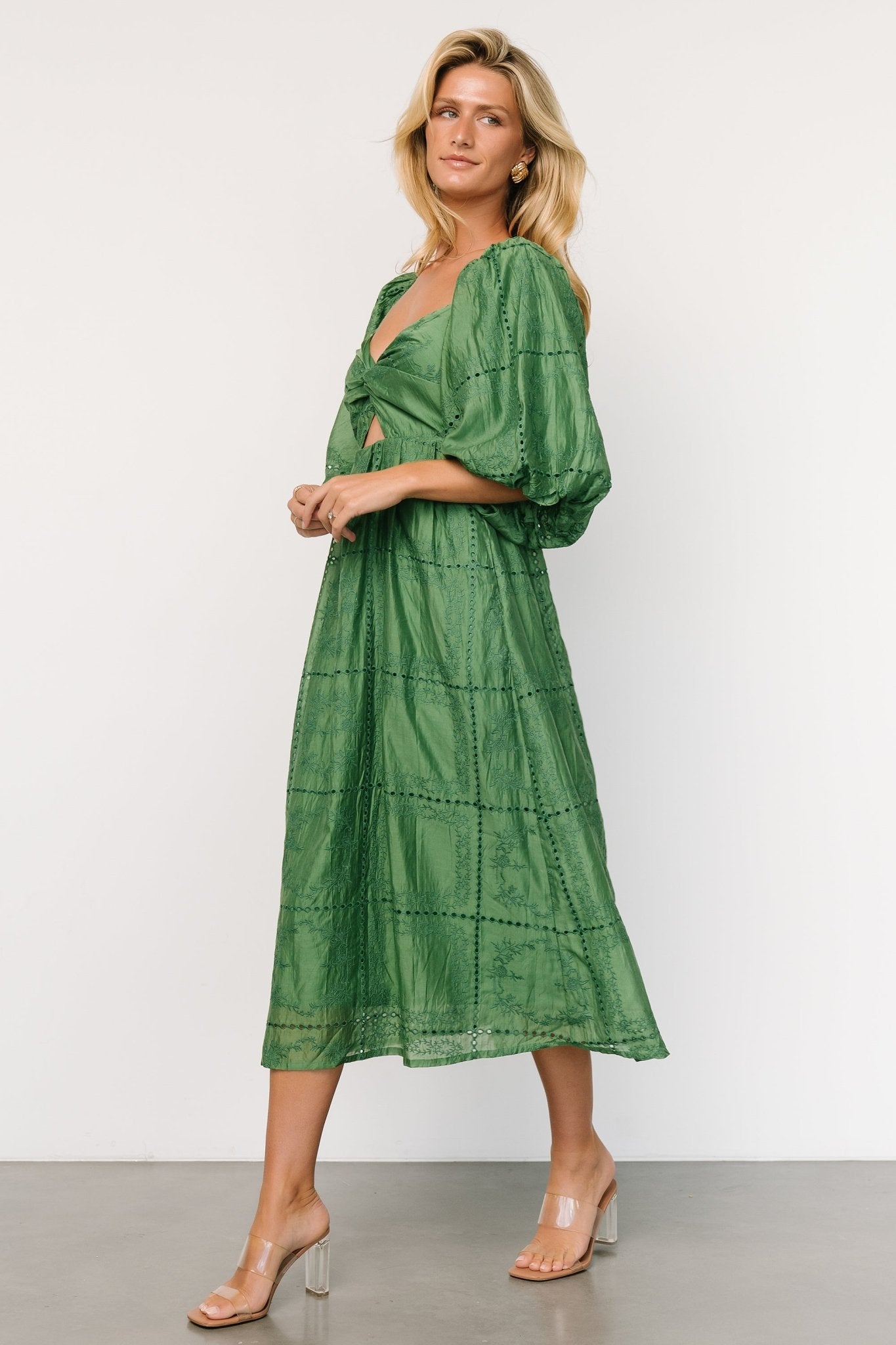 Brynn Midi Dress | Green Big Sale Cheap Online