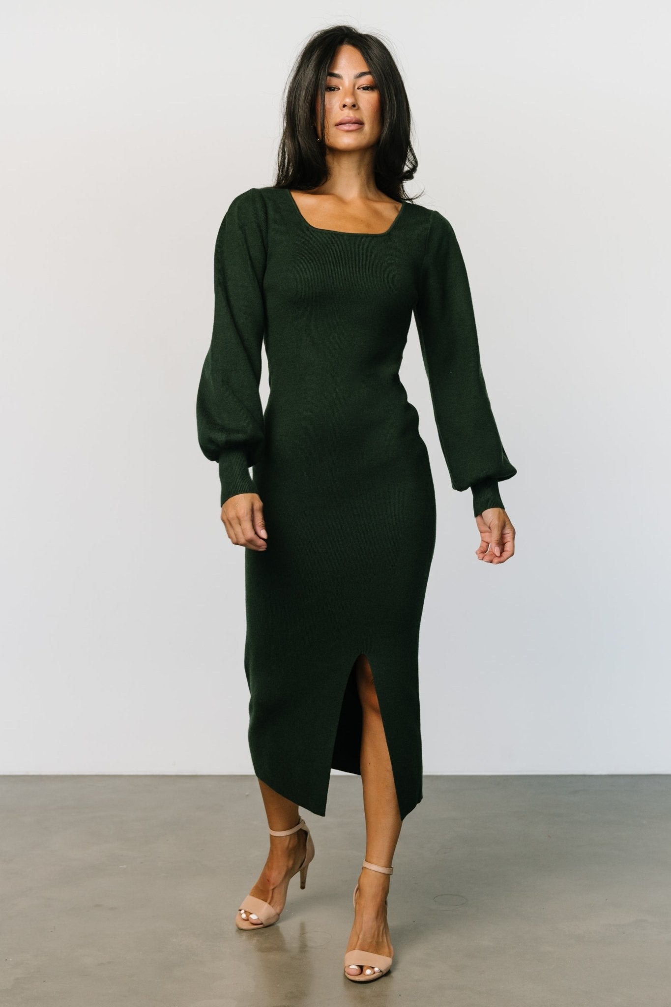 Kori Sweater Dress | Emerald Cheap Newest