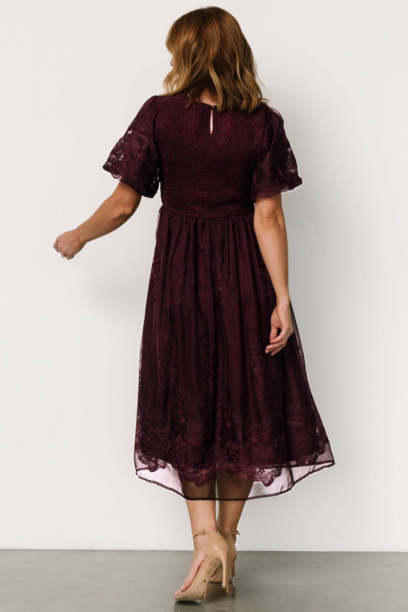 Corrine Embroidered Midi Dress | Mulberry Outlet Official