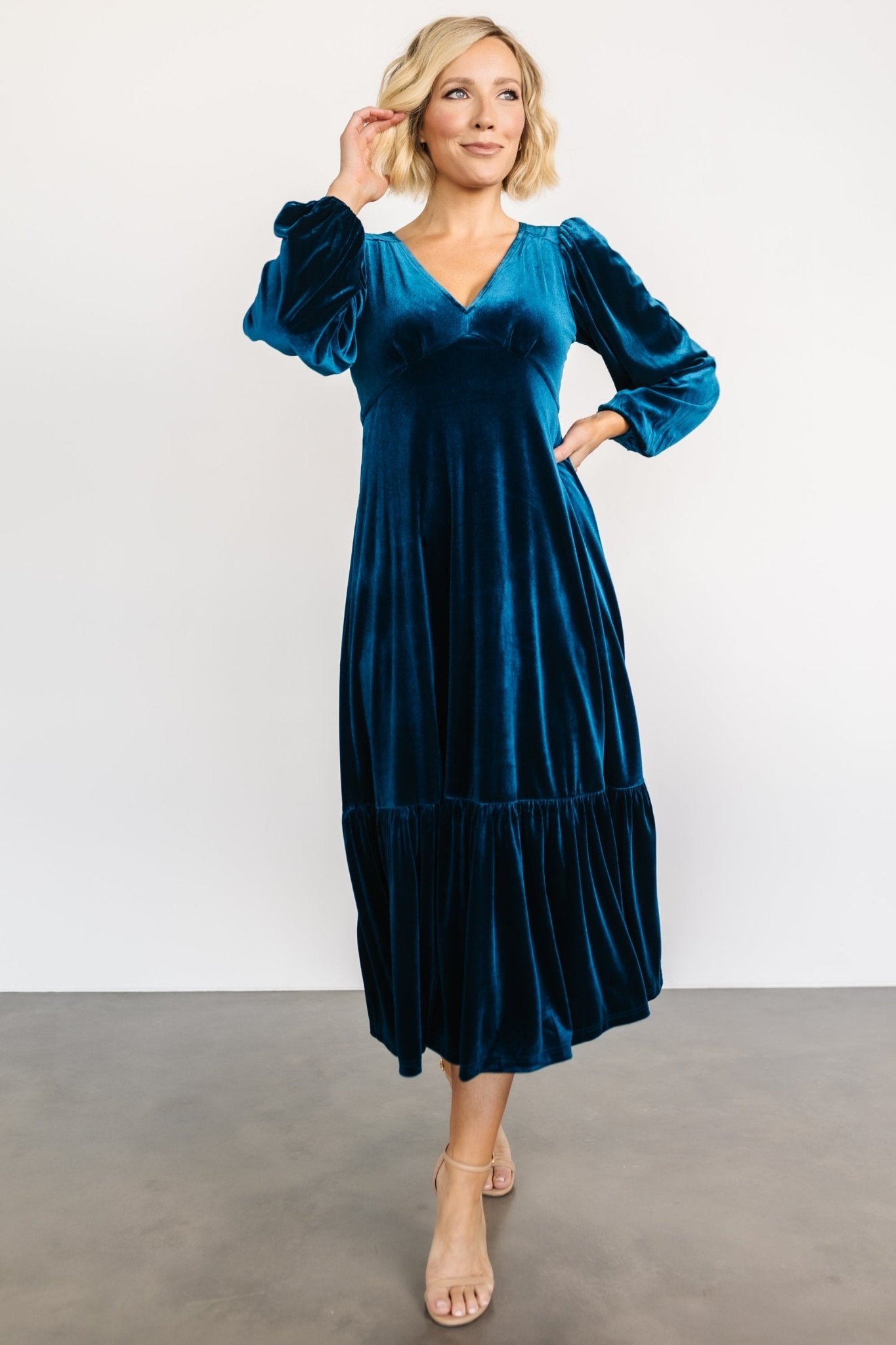 Erika Velvet Maxi Dress | Sapphire Discount Looking For