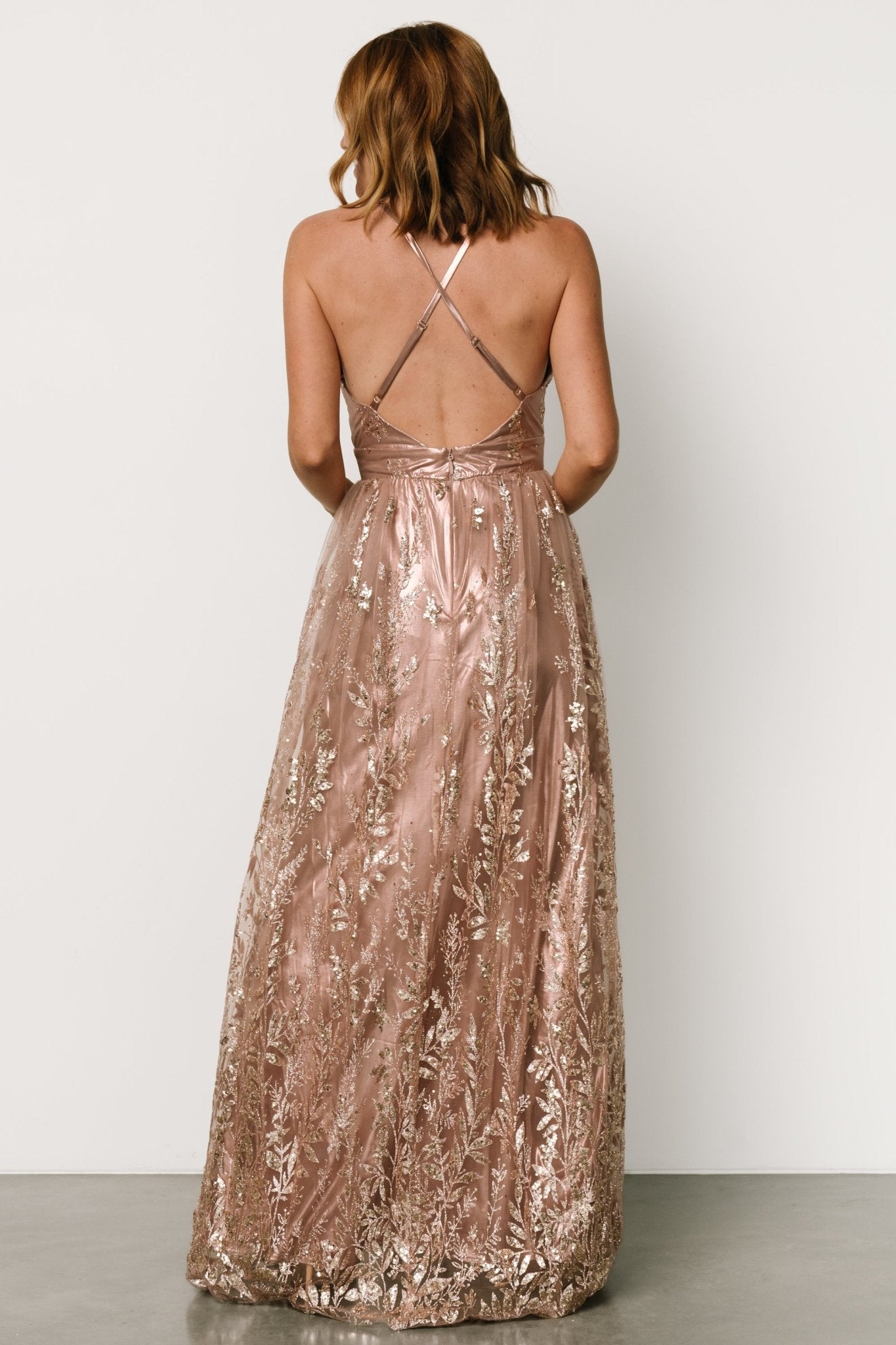 Eirena Sparkle Gown | Rose + Gold Outlet Big Discount