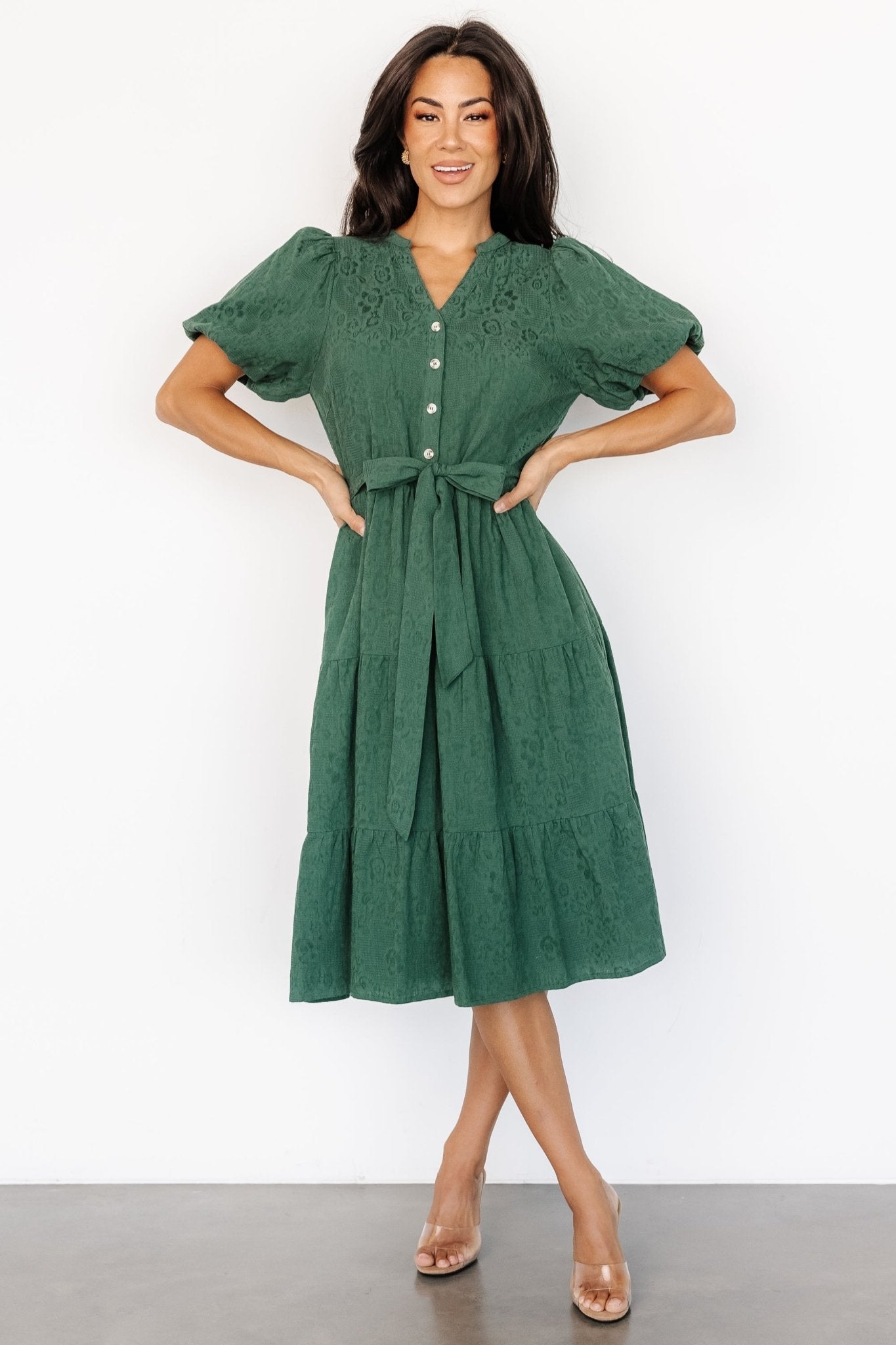 Philippa Midi Dress | Green Discount Exclusive