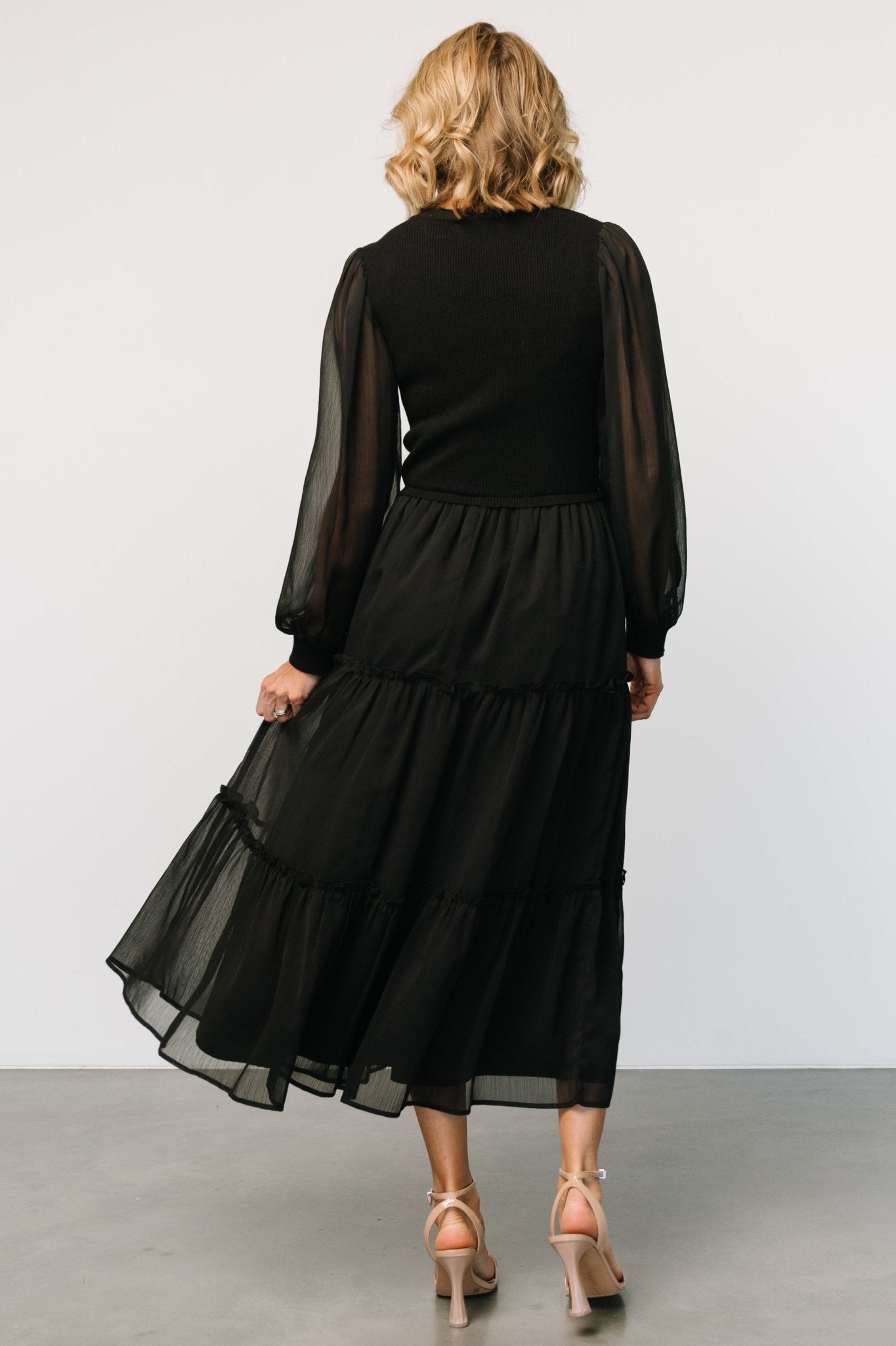 Remi Ribbed Maxi Dress | Black Outlet Official