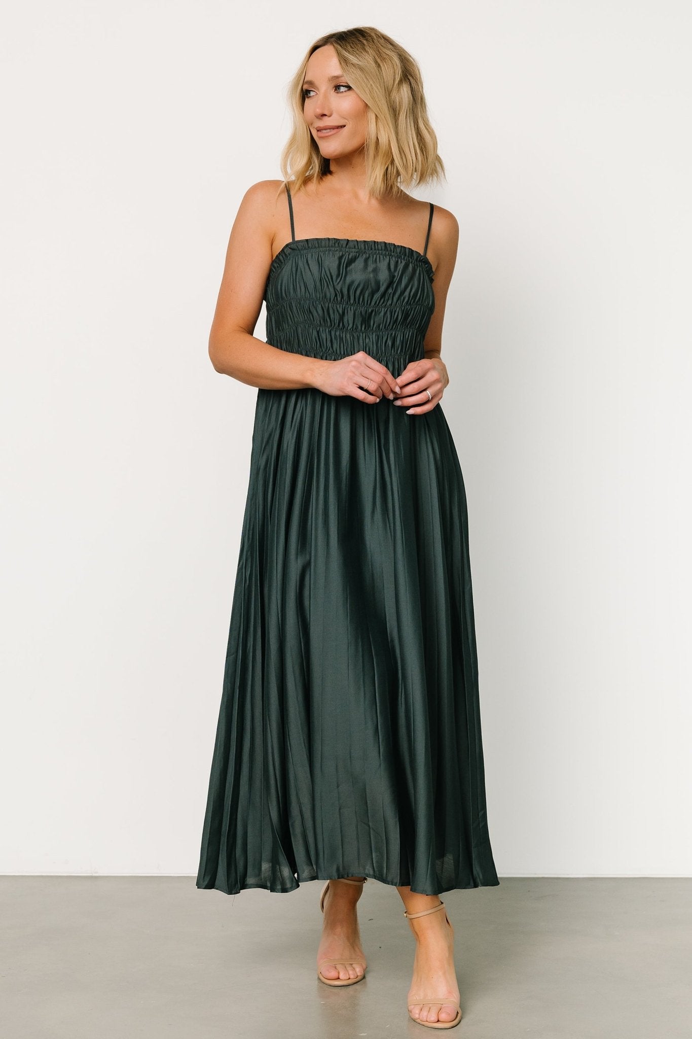 Hattie Maxi Dress | Dark Jade Buy Cheap Low Shipping Fee