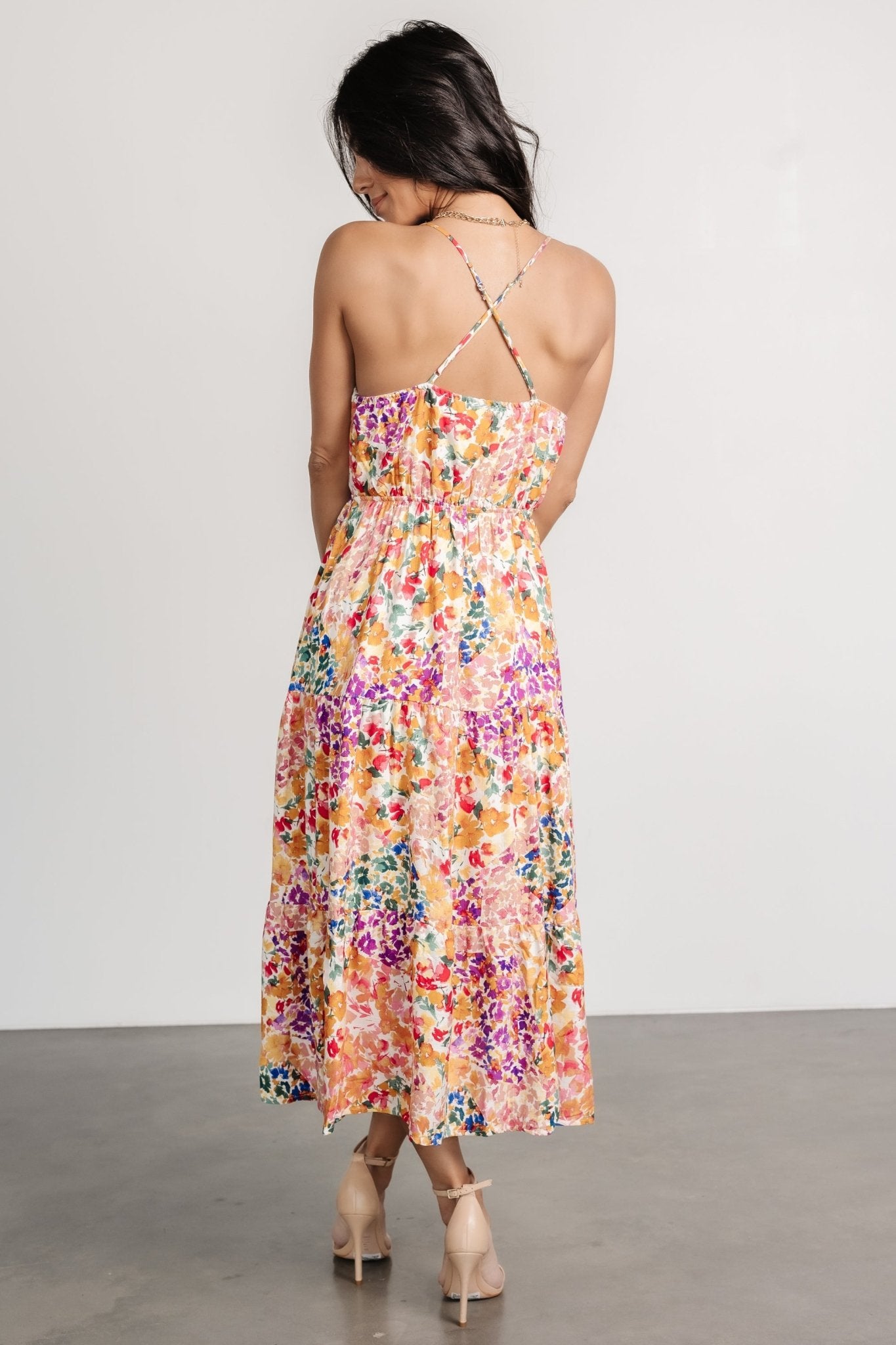 Coronado Midi Dress | Multi Floral Outlet Cheap Quality