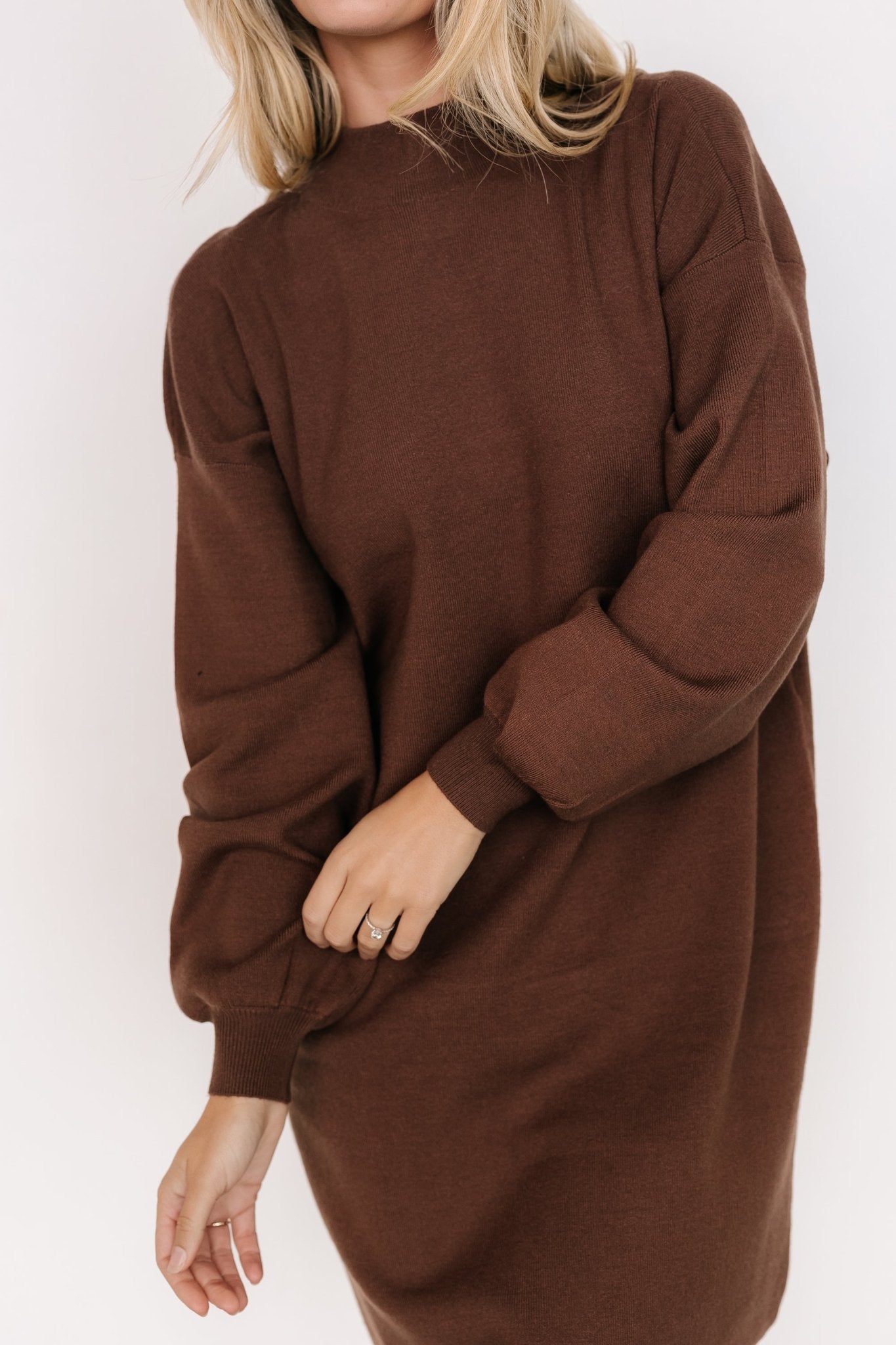 Jennings Sweater Dress | Brown Cheap Fake