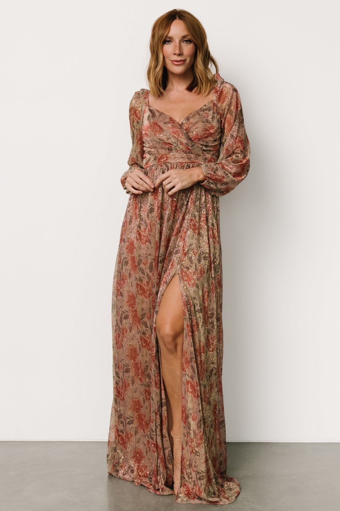 Kirsi Maxi Dress | Rose Floral Discount 2025 New