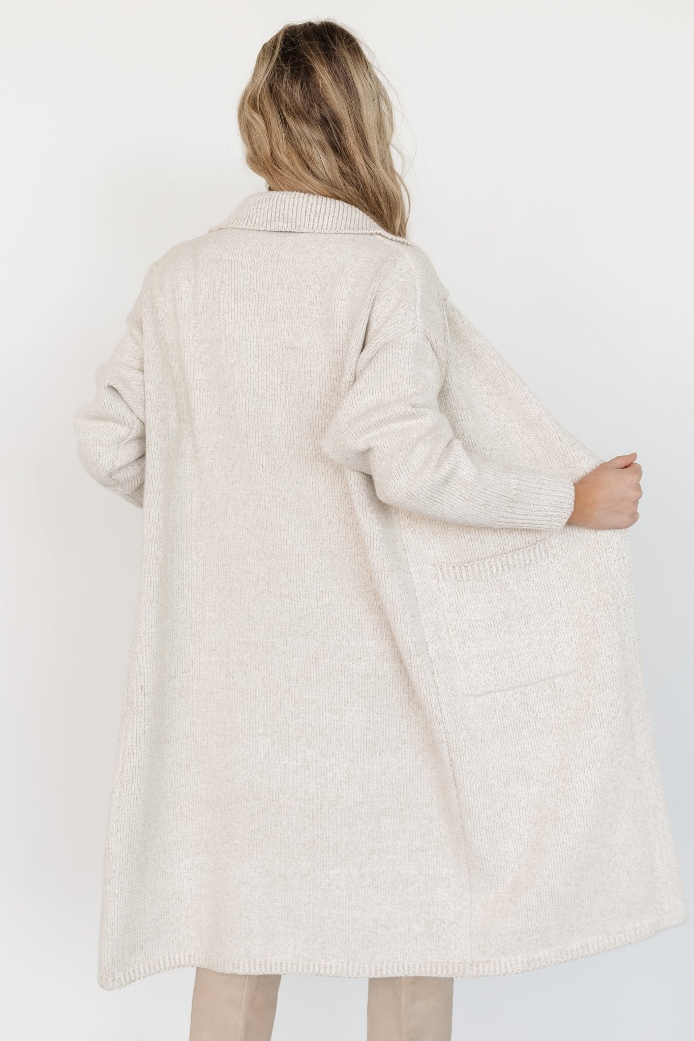 Ontario Long Button Cardigan | Oatmeal Cheap Sale Amazon