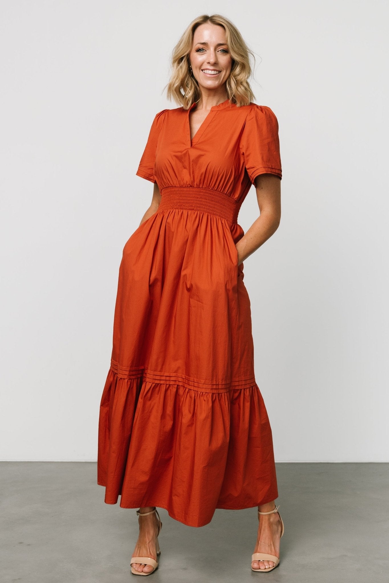 Vera Maxi Dress | Deep Rust 2025 Newest