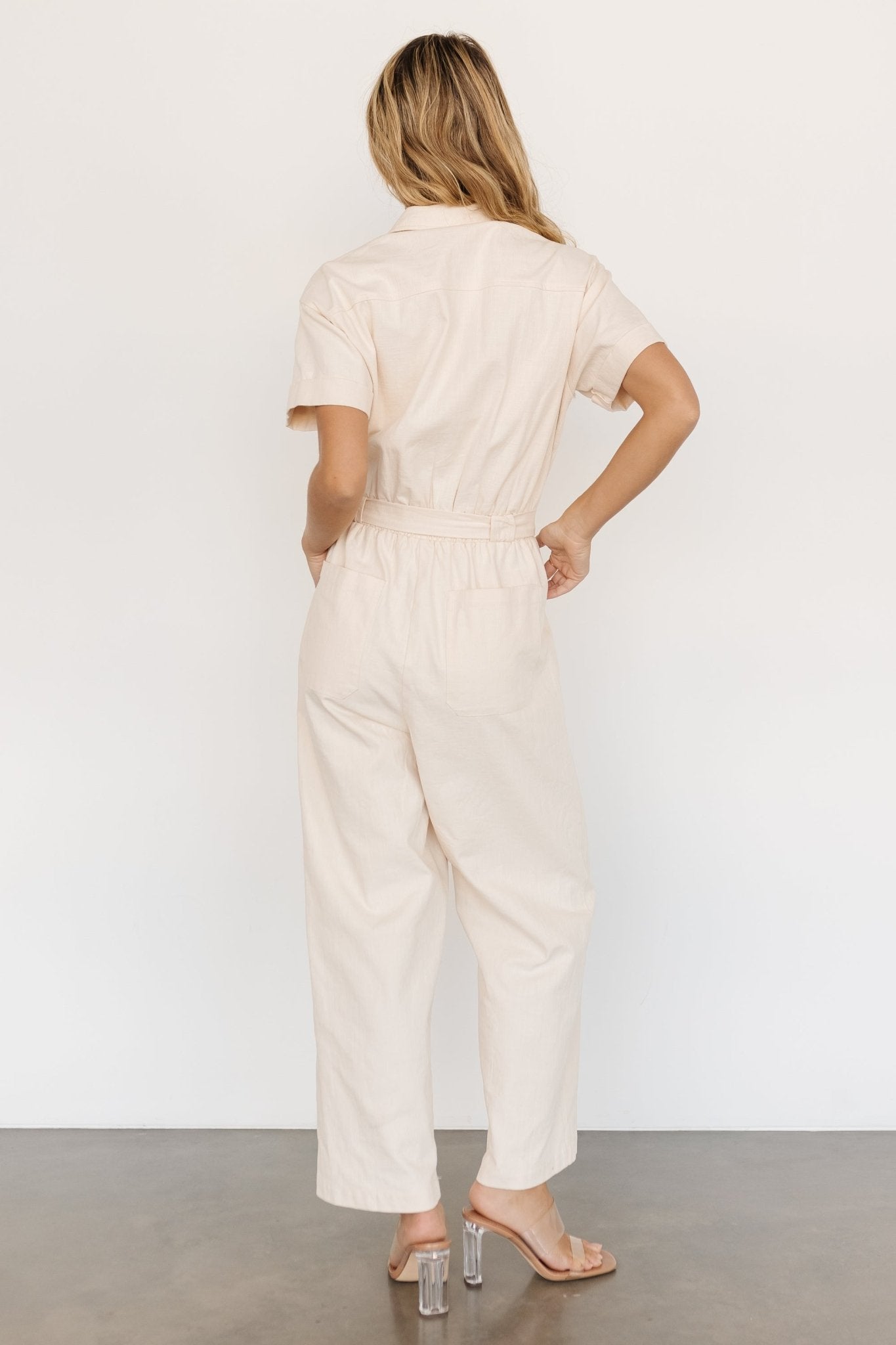 Newport Jumpsuit | Cream Outlet Fashion Style