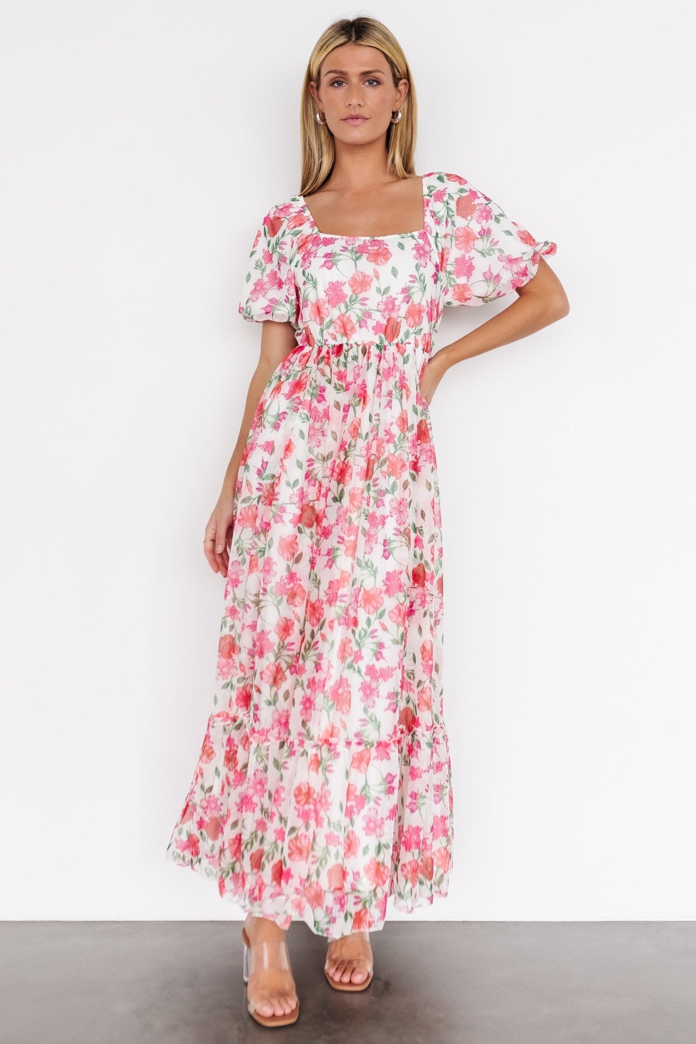 Margo Maxi Dress | Pink Multi Floral Best Place Sale Online